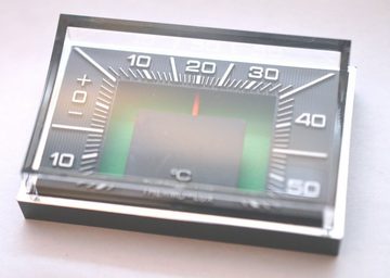 HR Autocomfort Raumthermometer Historisches 1970er Bimetall Thermometer Magnethalter + Klebepad