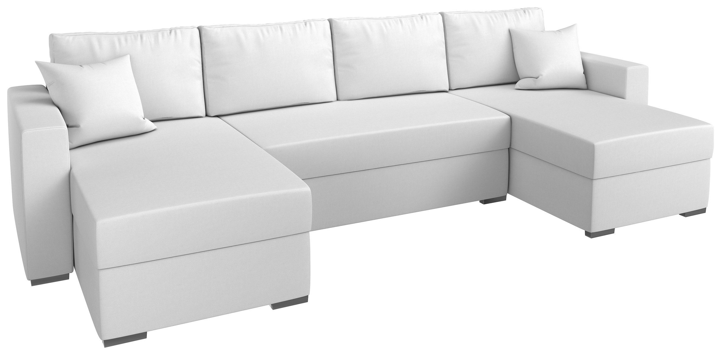 Sofa, U-Form, Rubicon, Kissen, Klassisch Stylefy Raum inklusive Wohnlandschaft im stellbar, Bettkasten, mit Bettfunktion Sitzkomfort, frei Design und