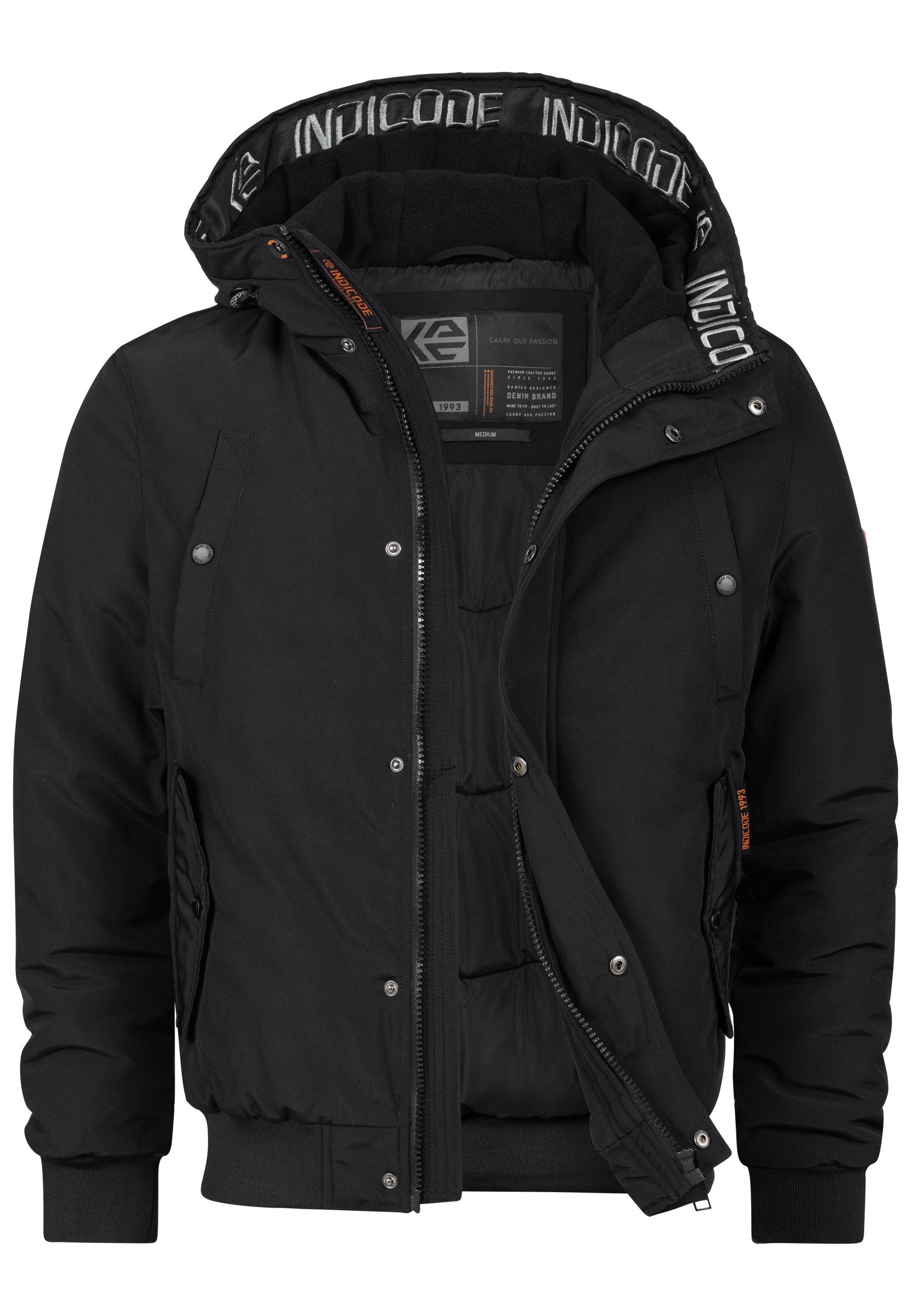 Indicode Winterjacke INAlbanos mit Kapuze und günstig online kaufen