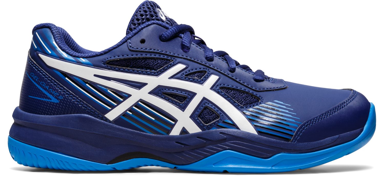 Asics Gel-Game 8 GS Kinder Tennisschuh blau Tennisschuh