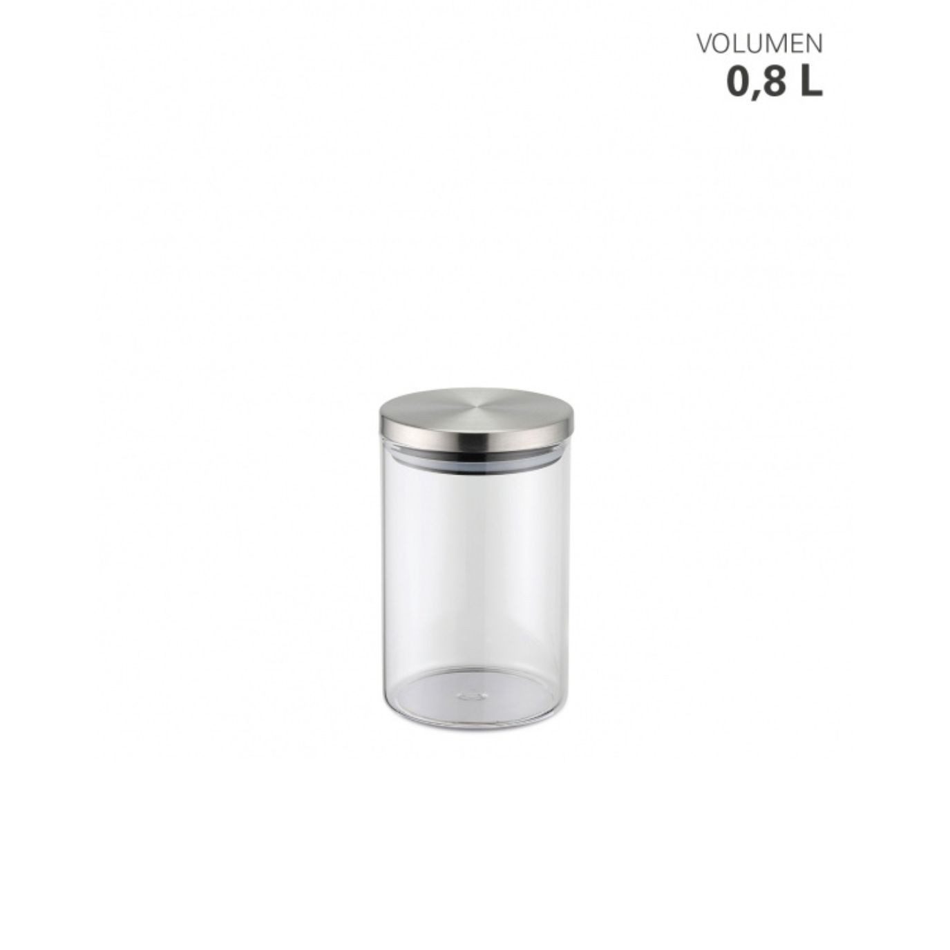 Weis Einmachglas WEIS Vorratsglas 0,8L mit Edelstahldeckel