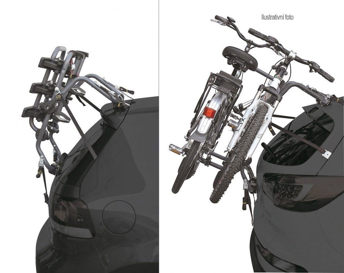 Kupplungsfahrradträger PERUZZO Fahrradträger PURE INSTINCT REAR für 3 Fahrräder, Heck