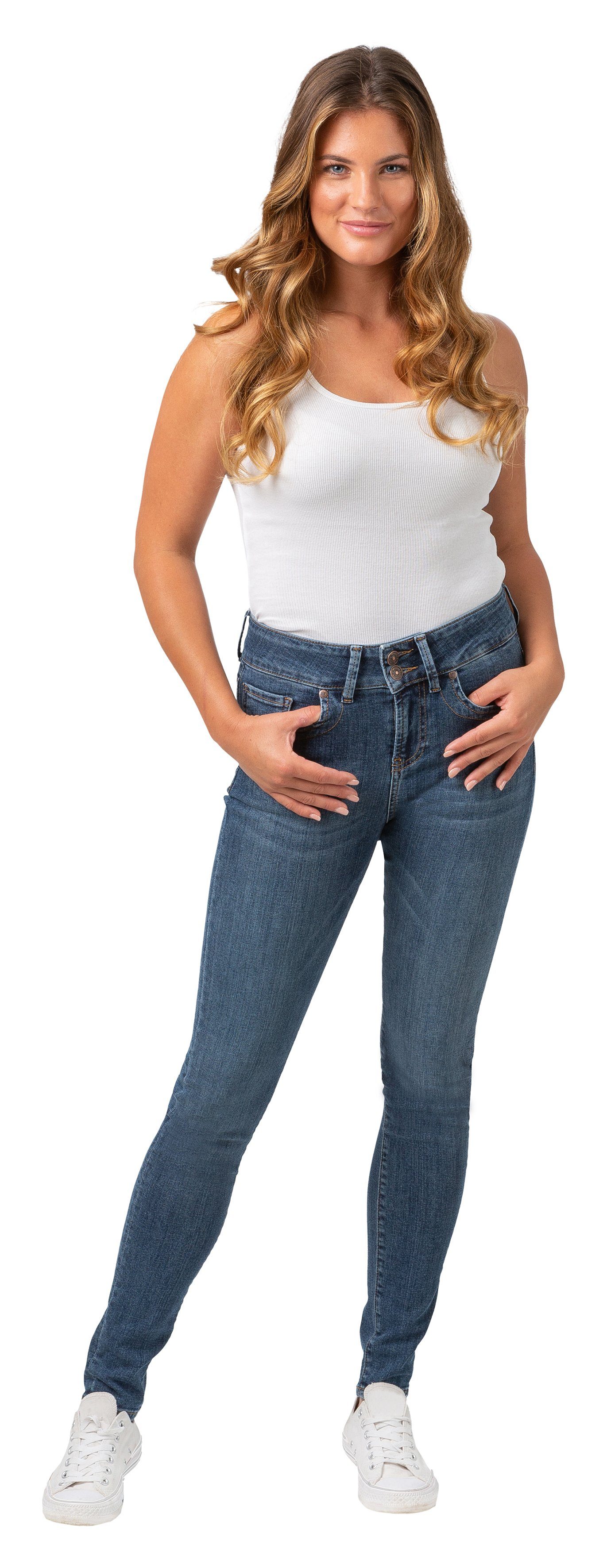 Gio Milano Stretch-Jeans Gio-Elisa 5-Pockets Style
