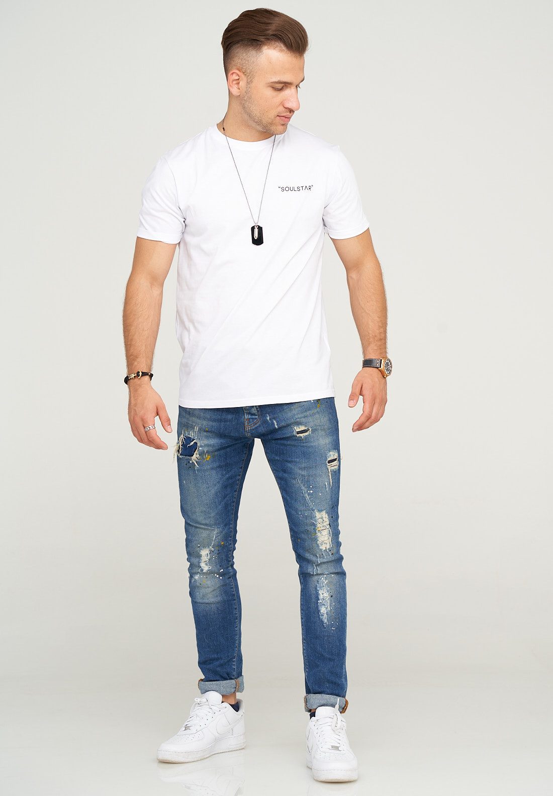 SOULSTAR T-Shirt KINGSTON mit Logoprint