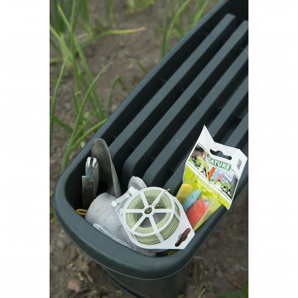 Nature cm 2 in 1 Garten 65,5x25x34 Grün Werkzeugtasche Kniebank