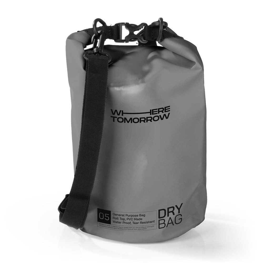 #DoYourSports Aufbewahrungstasche Aufbewahrungstasche PVC dry bag 5L inkl. Nylongurt, Outdoor Tasche Camping Angeln wasserdicht Handy sicher aufbewahren