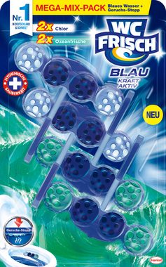 Spee Color Gel & WC FRISCH Kraft Aktiv Blauspüler Vollwaschmittel (Set, [2-St. 4 + 1 und 1x 200g Toilette, Waschmaschine)