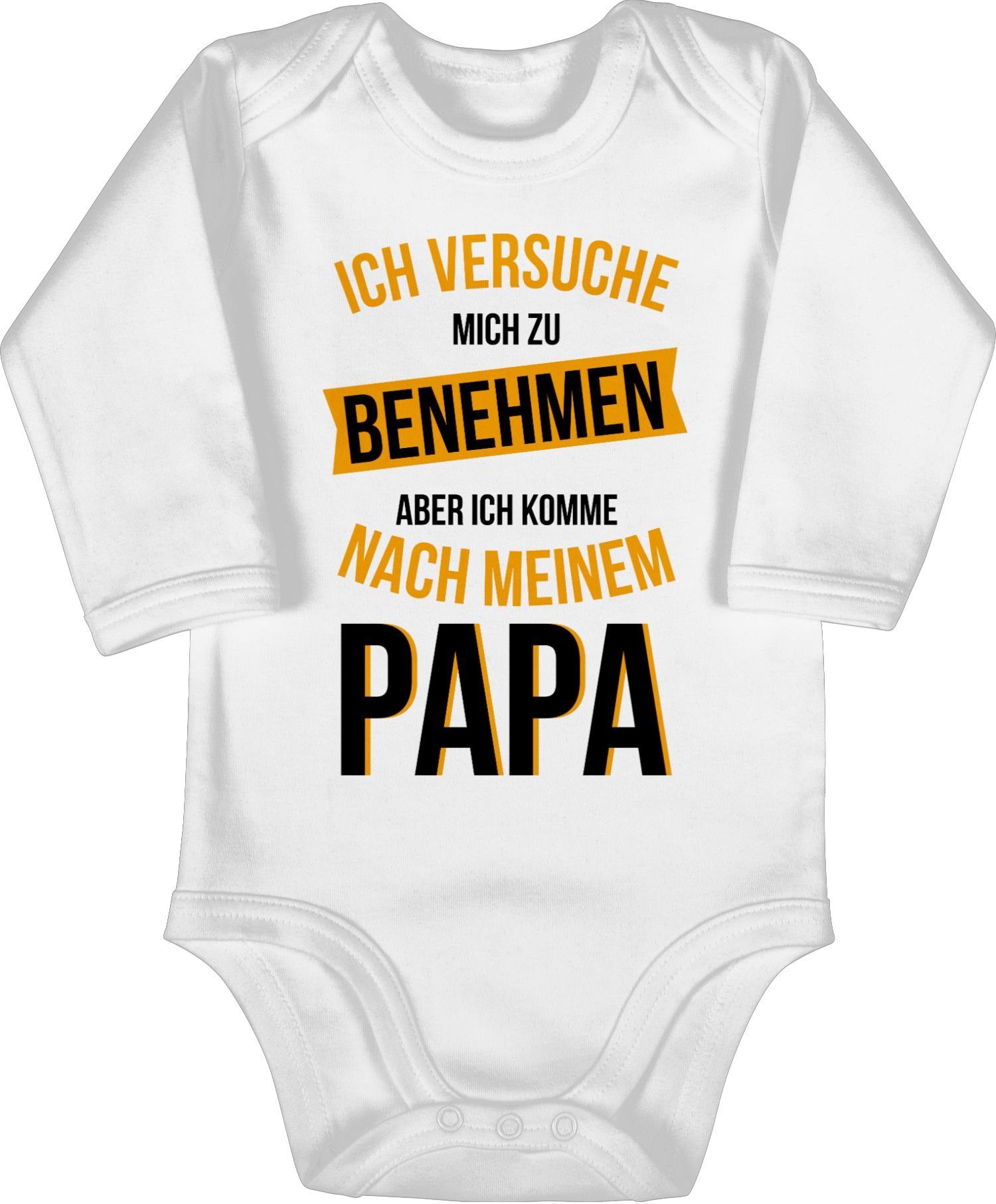 Shirtracer Shirtbody »Ich versuche mich zu benehmen aber ich komme nach