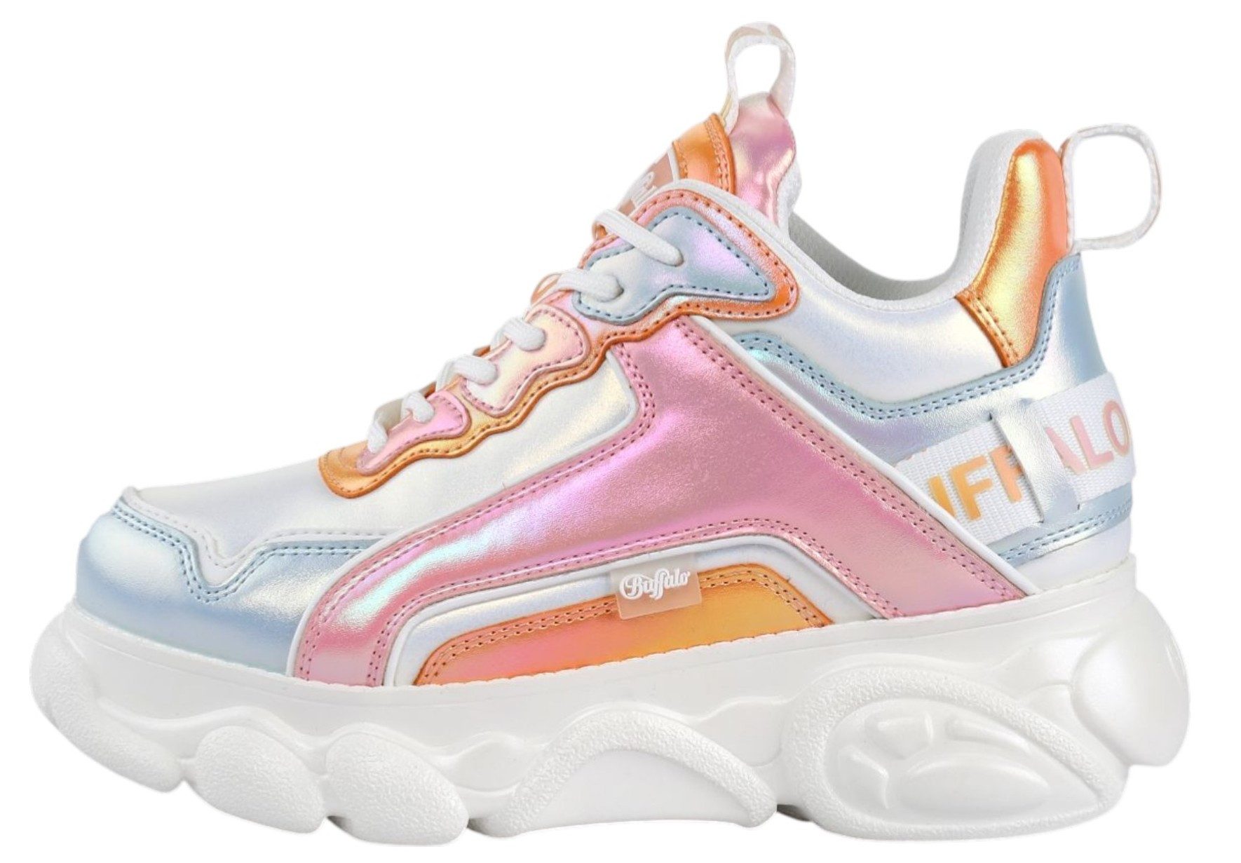 Buffalo 1636683 CLD CHAI Pink/Blue Magic Metallic Sneaker
