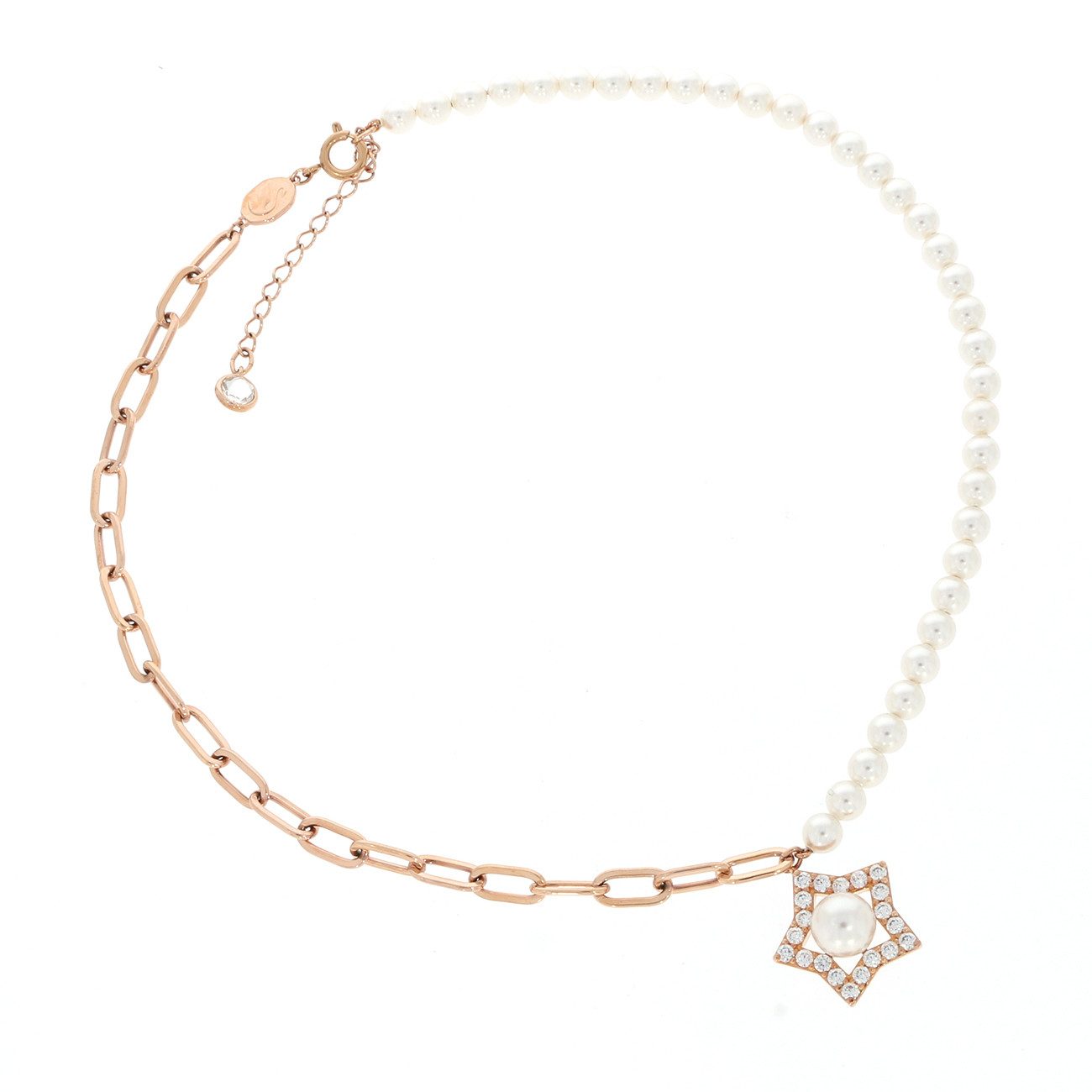Swarovski Kette mit Anhänger goldfarben...