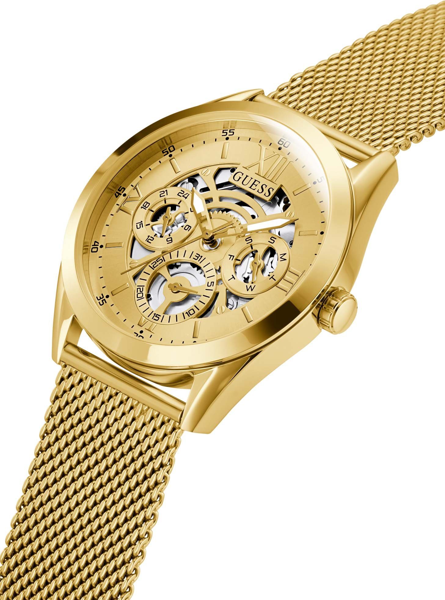 Guess Multifunktionsuhr TAILOR GW0368G2, Armbanduhr, Quarzuhr, Herrenuhr