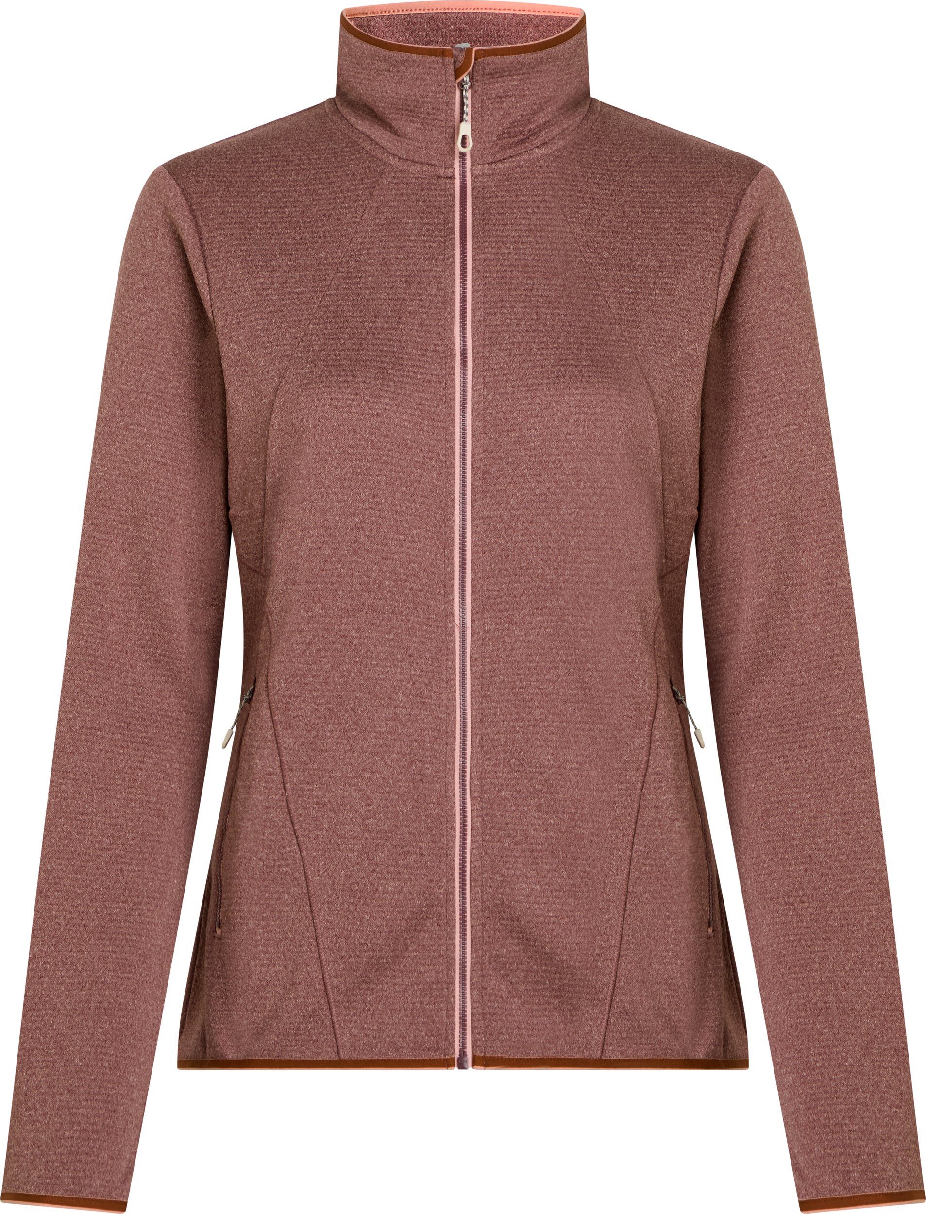 McKINLEY Outdoorjacke Da.-Unterjacke Roto III W MELANGE/RED WINE