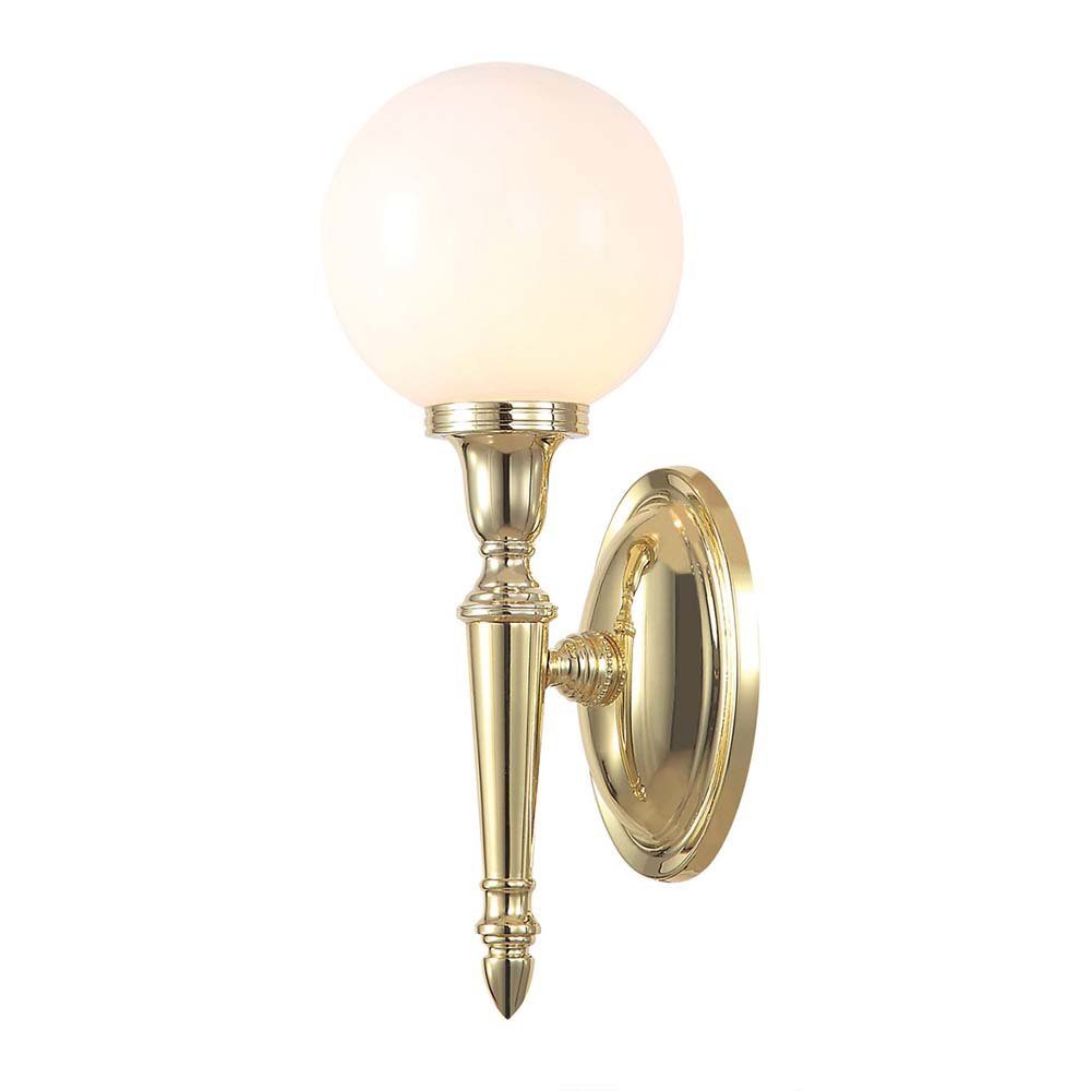 Elstead LIGHTING LED Wandleuchte, Leuchtmittel inklusive, Warmweiß, Wandlampe Leuchte Spiegellampe LED Badezimmerleuchte messing