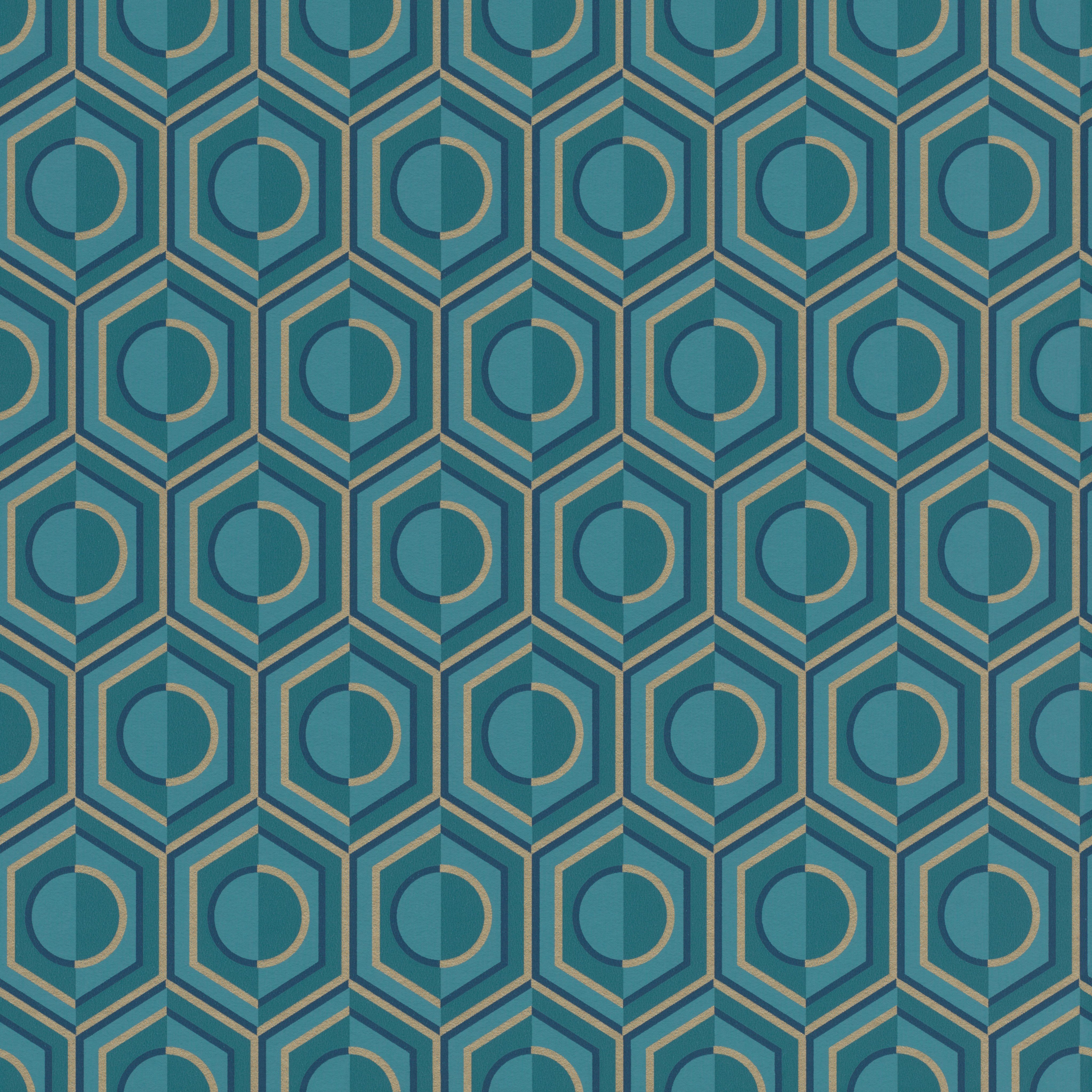 Rasch Vliestapete Sophia, glatt, Retro