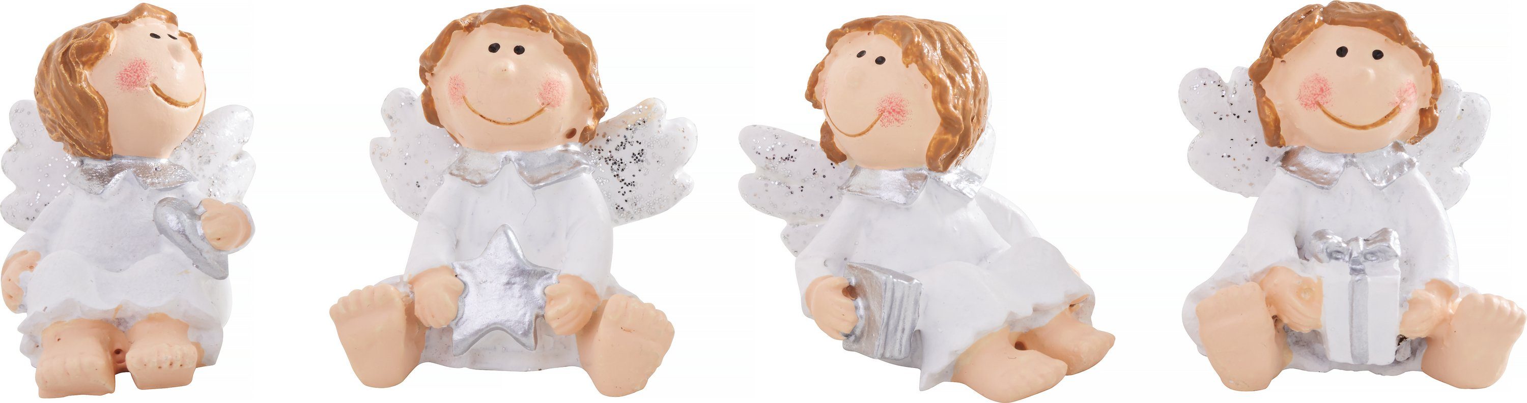 VBS Dekofigur Mini Engel Abbie (4 St), 4 Stück günstig online kaufen