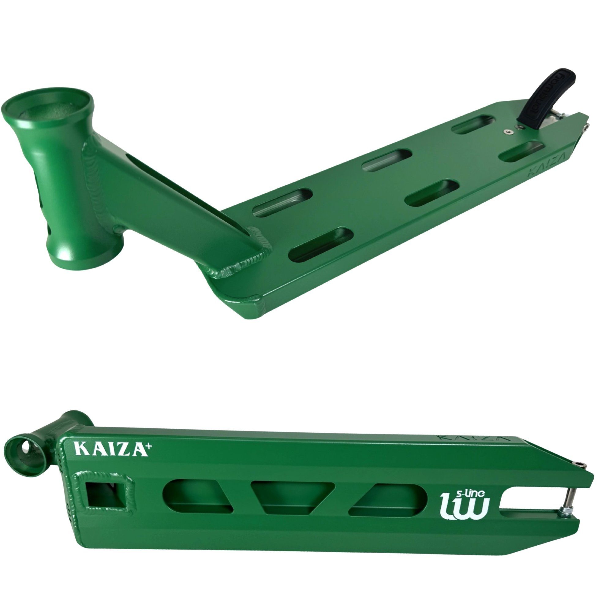 Stunt-Scooter Longway Kaiza grün Deck V3 Stuntscooter 480mm Longway Scooters 1085g