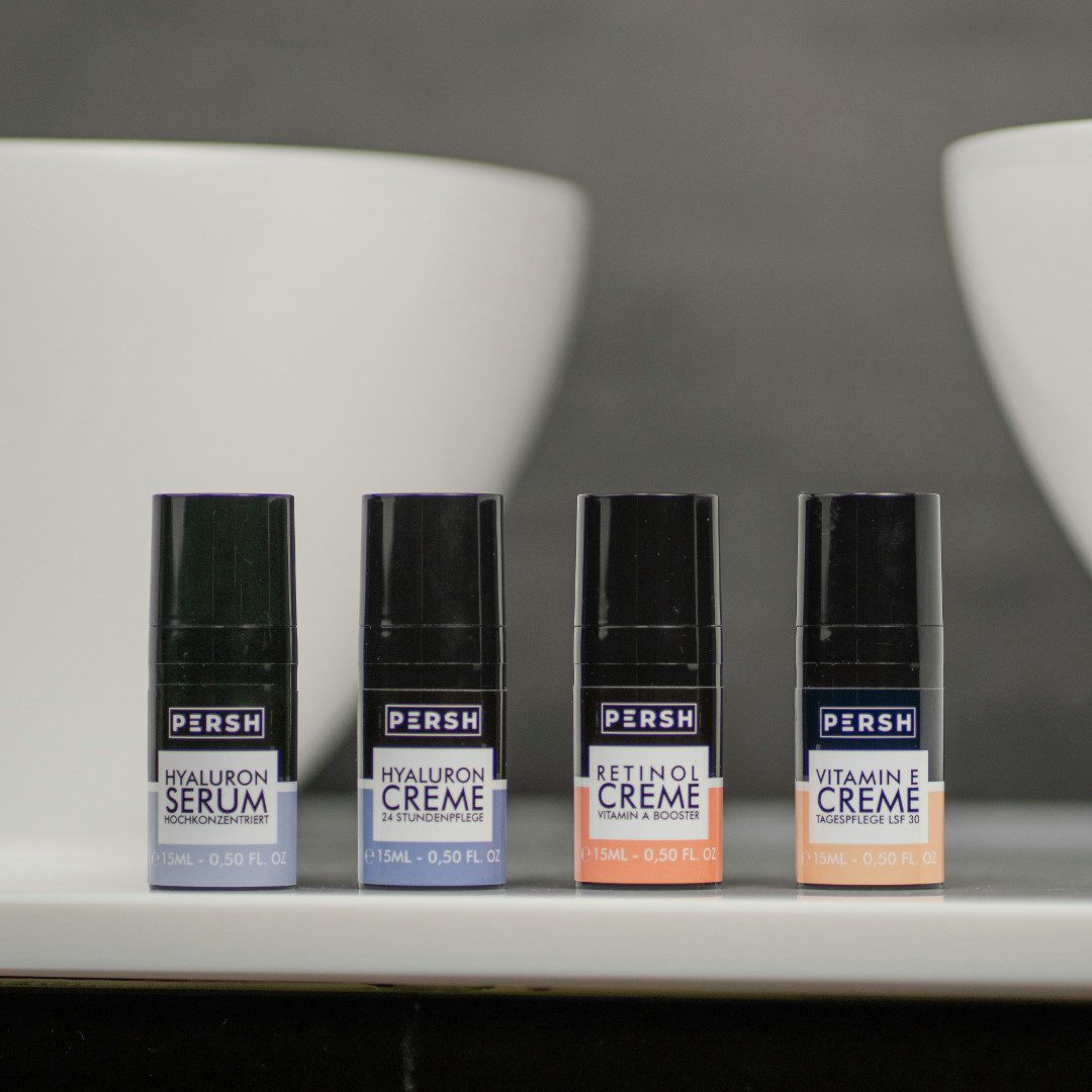 PERSH Hautpflege-Set Premium Pflege-Set Spar-Set, Set, Test-Set, Set, Hautpflege-Set