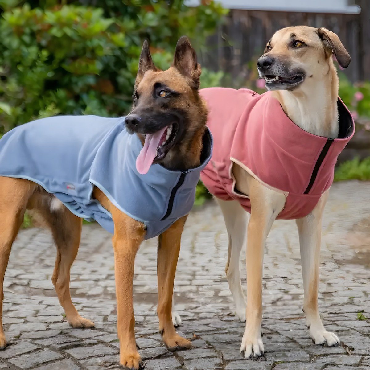 Wolters Hundemantel Fleecejacke Casual taubenblau