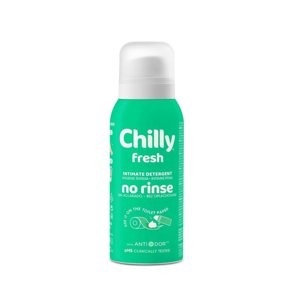Chilly Intimpflege Erfrischender Intimschaum Fresh (Intimwaschmittel) 100 ml