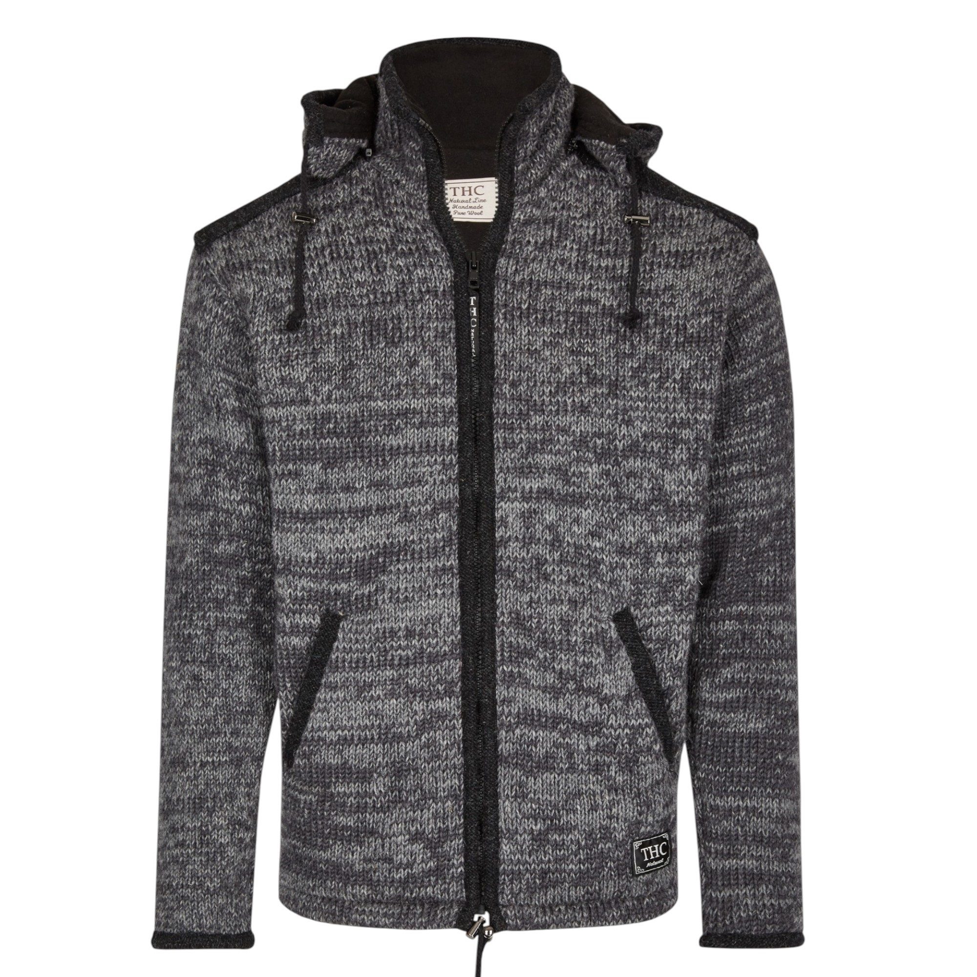THC Natural Line Strickjacke THC Schafwollstrickjacke anthrazit 809 (1 Stüc günstig online kaufen