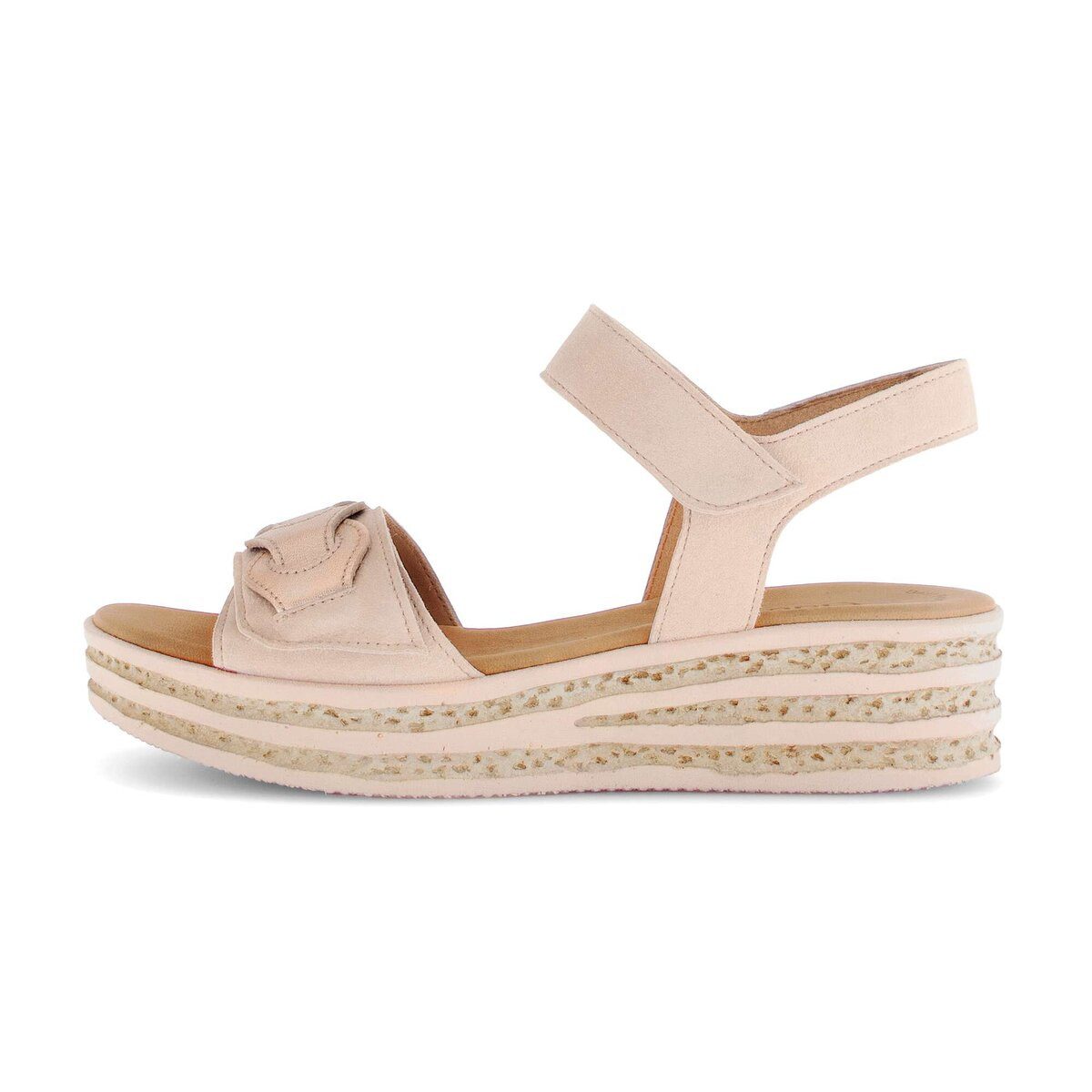 Gabor Plateau Sandale Materialmix Leder Plateausandaletten günstig online kaufen