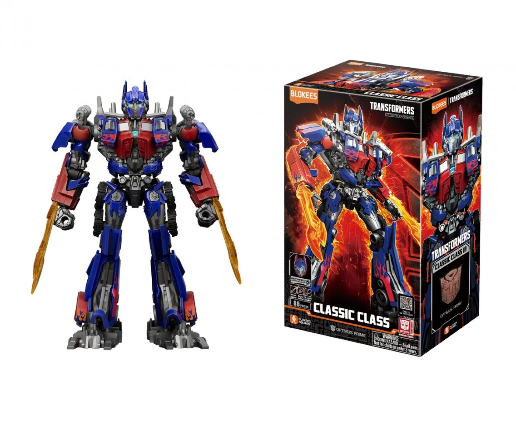 Dickie Toys Blokees Transformers Optimus Prime Bausatz Figur 88 Teile 201122008 Spielbausteine – Bild 2 von 5