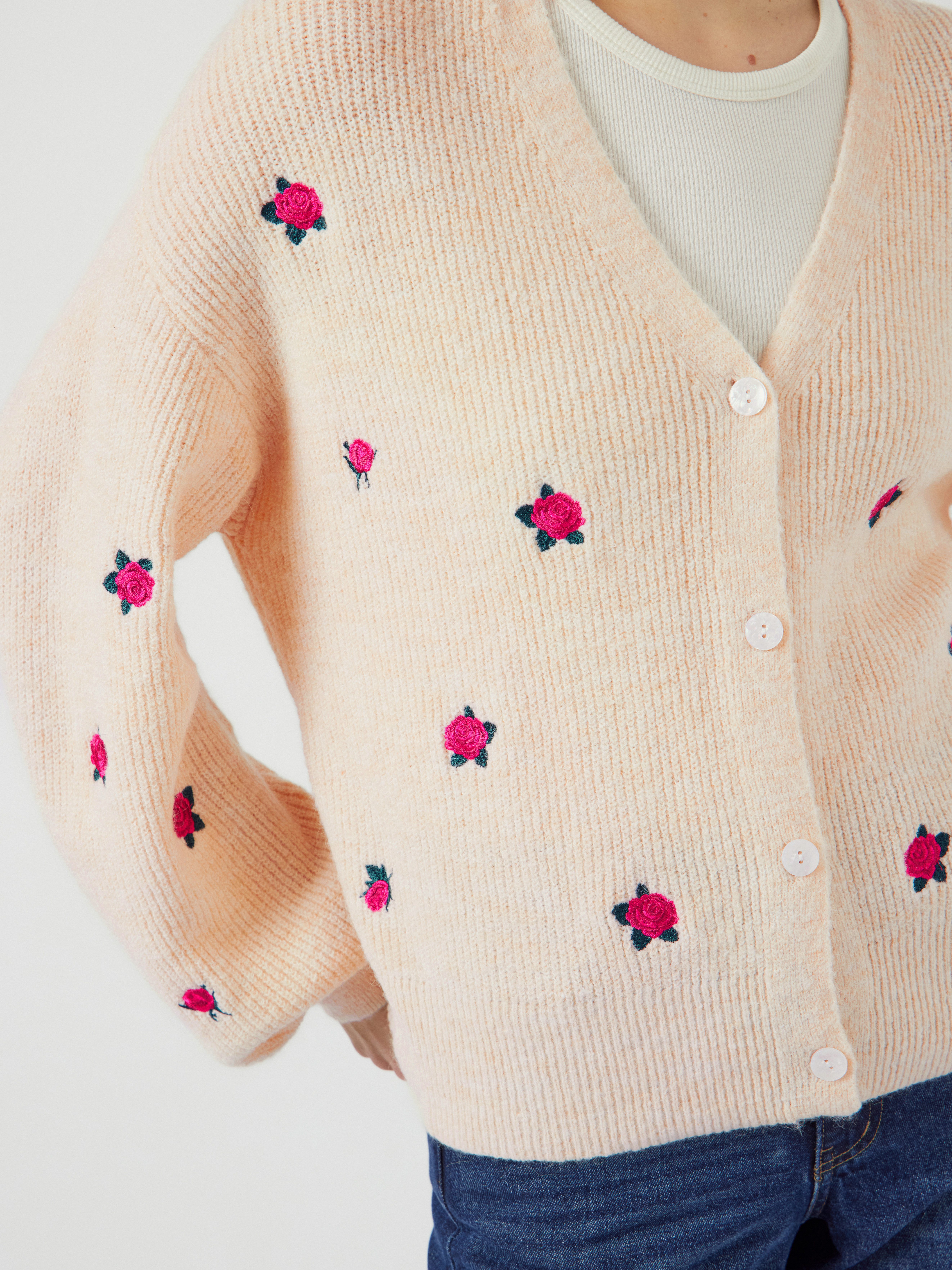 Y.A.S Strickjacke YASFLEUR LS KNIT CARDIGAN S. NOOS günstig online kaufen