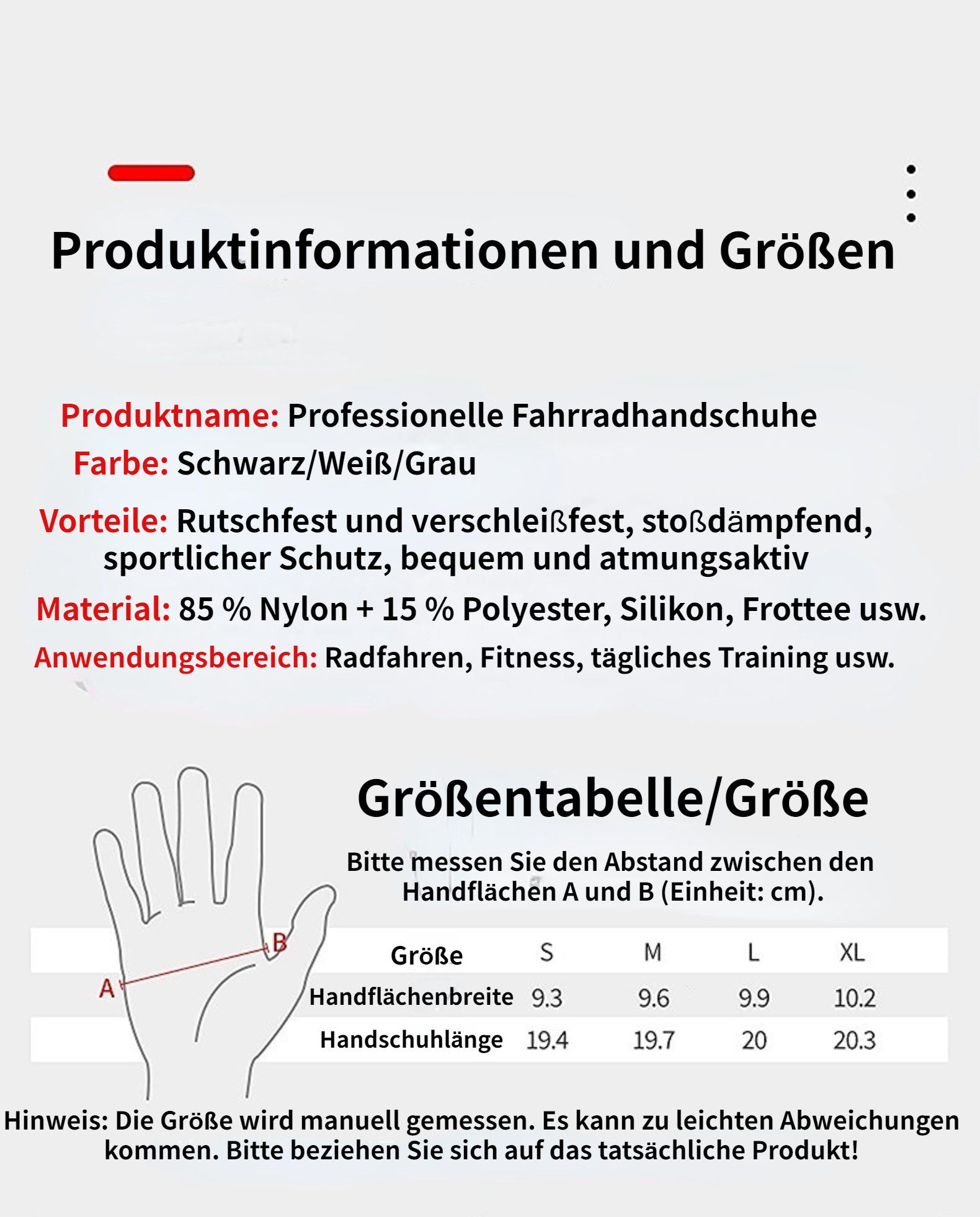 Blusmart Fahrradhandschuhe Unisex-Fahrradhandschuhe (Stoßdämpfung und Rutsc günstig online kaufen