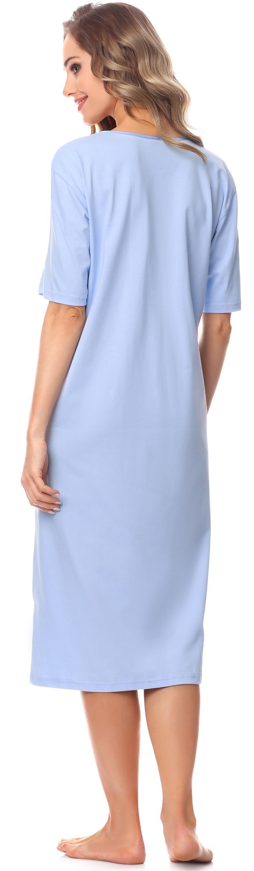 Merry Style Nachthemd Damen Kurzarm Nachthemd 91LW1 (1-tlg) günstig online kaufen