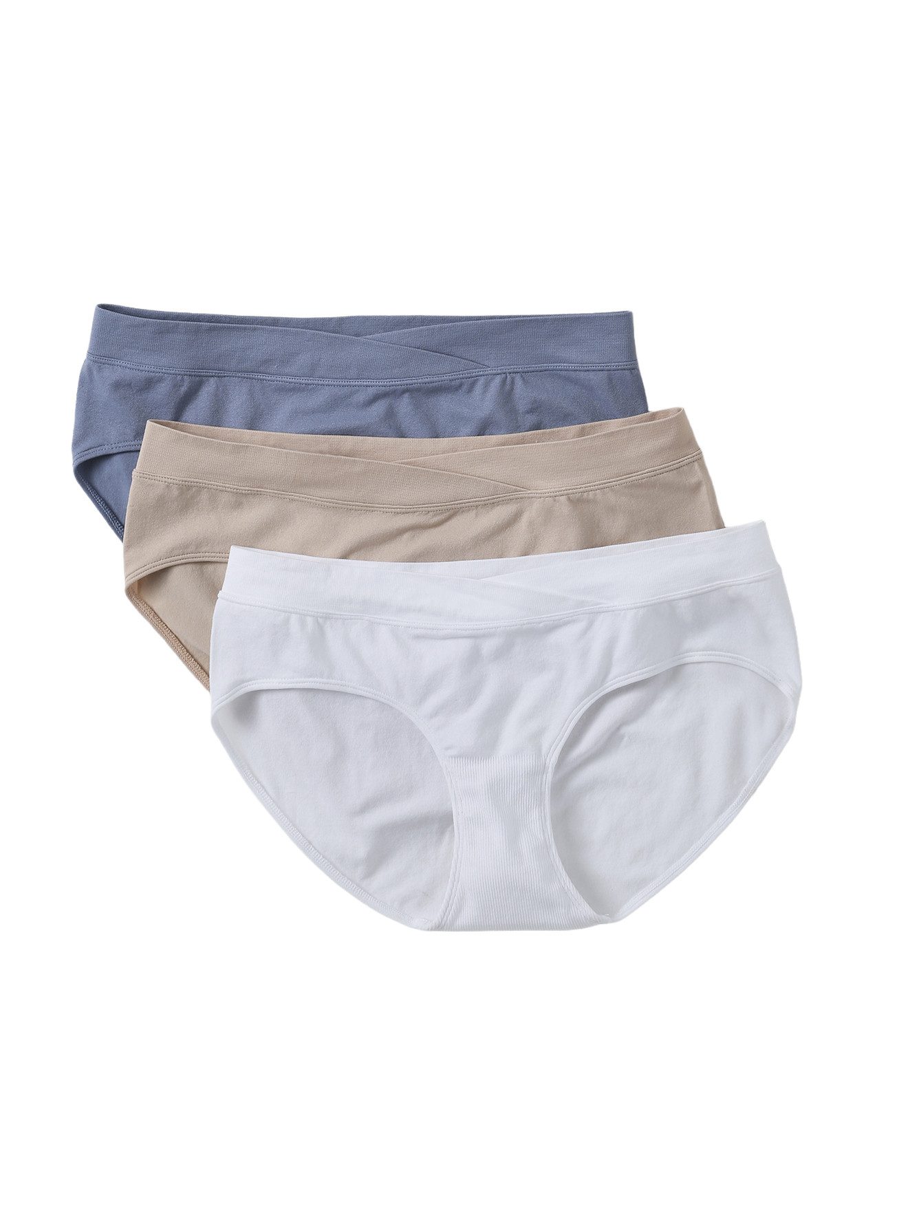 vertbaudet Umstandsslip Nahtlose Umstands-Shorty 3er-Pack aus Mikrofaser