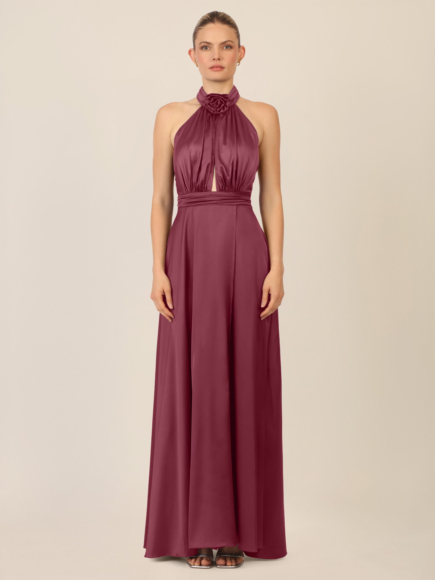 Apart Abendkleid mit Neckholder und Drapierung günstig online kaufen