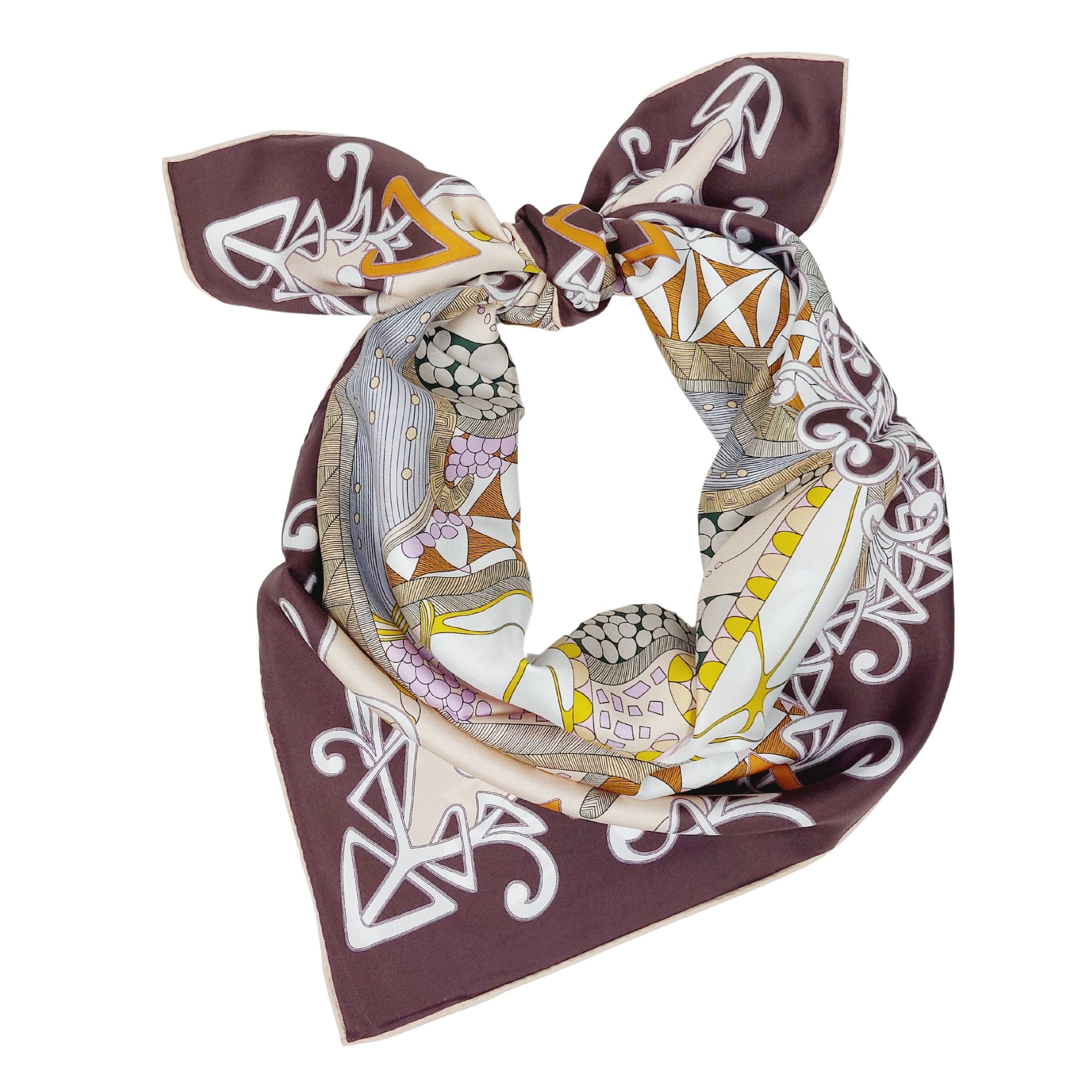 TINITEX Seidentuch LUXURY EDITION - Seidentuch Halstuch beidseitig bedruckt günstig online kaufen