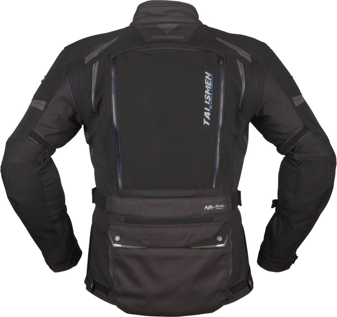 Modeka Motorradjacke Talismen Motorrad Textiljacke 3-Lagen-Laminat,Rückenprotektor enthalten,perforiert,herausnehmba