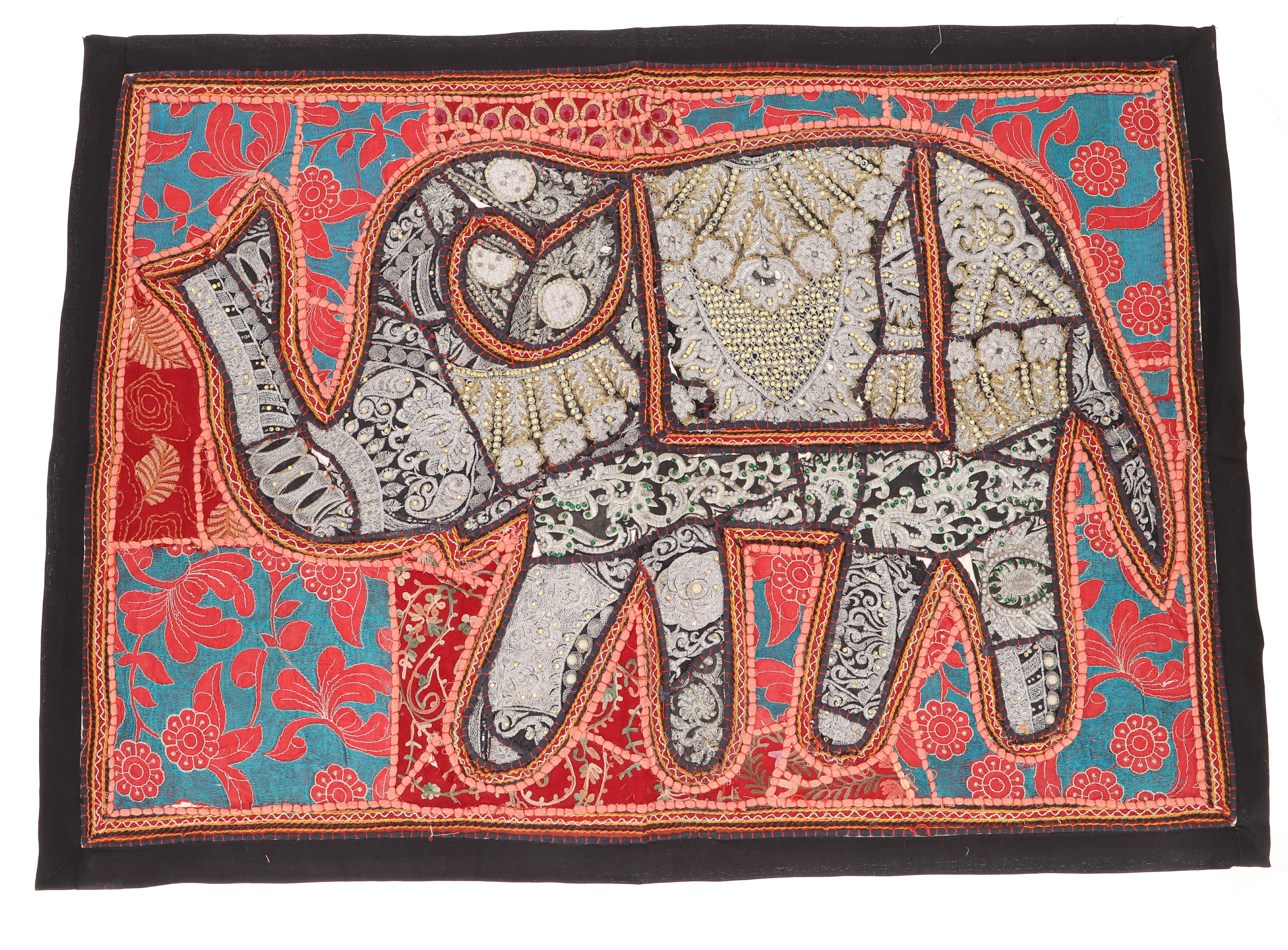 Guru-Shop Wandteppich Indischer Wandteppich Patchwork Wandbehang.., günstig online kaufen