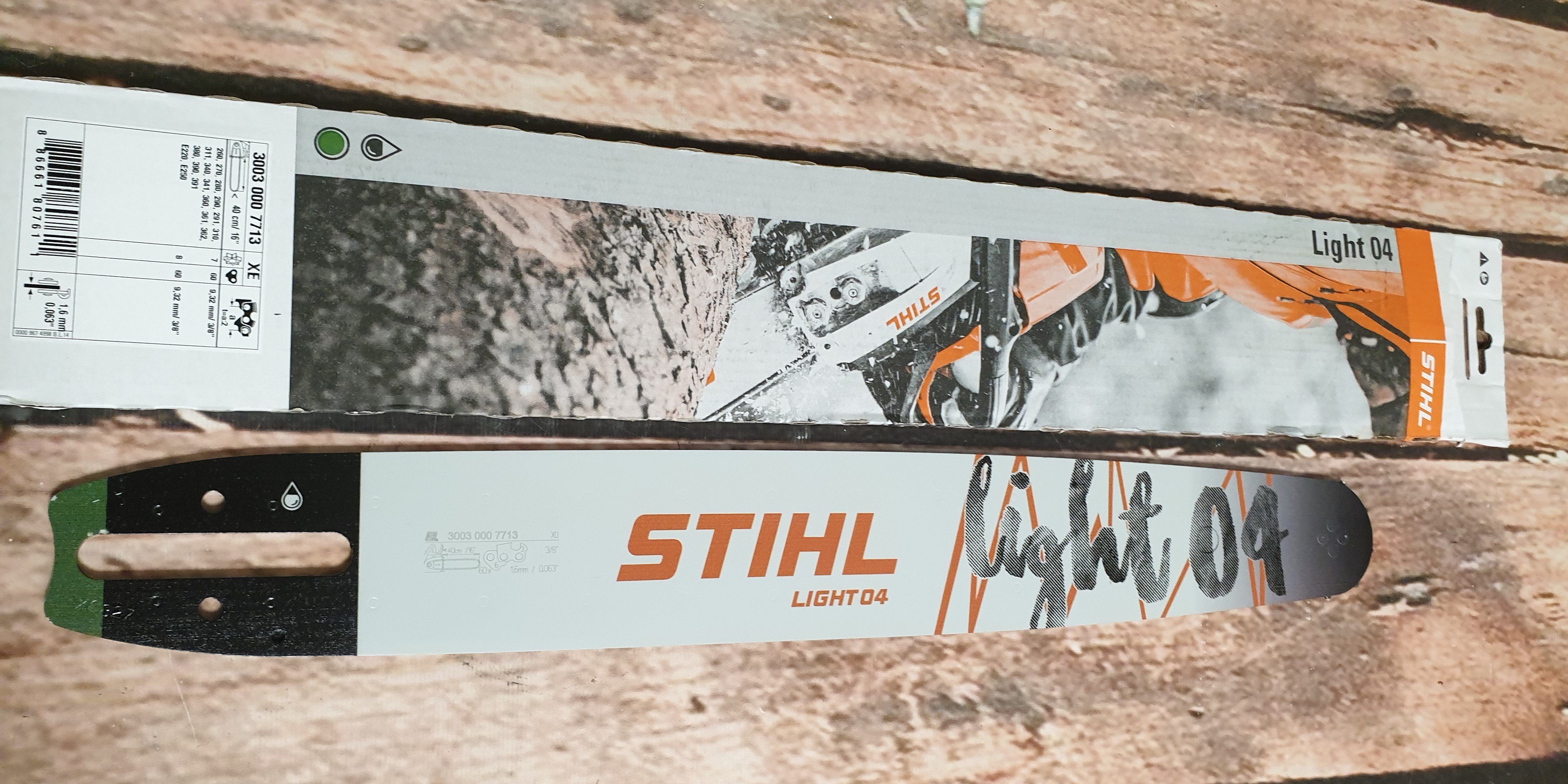 STIHL Führungsschiene Light 04 40cm / 16 - 3/8 - 1,6 mm 30030007713, 40 cm  Schwertlänge