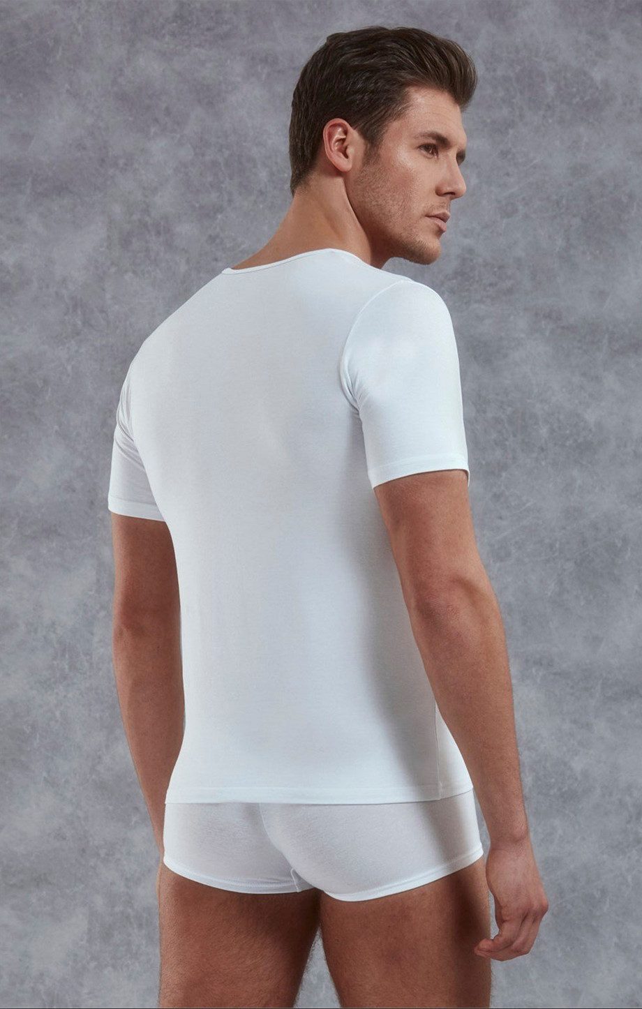DOREANSE V-Shirt Herren Slim Fit T-Shirt günstig online kaufen