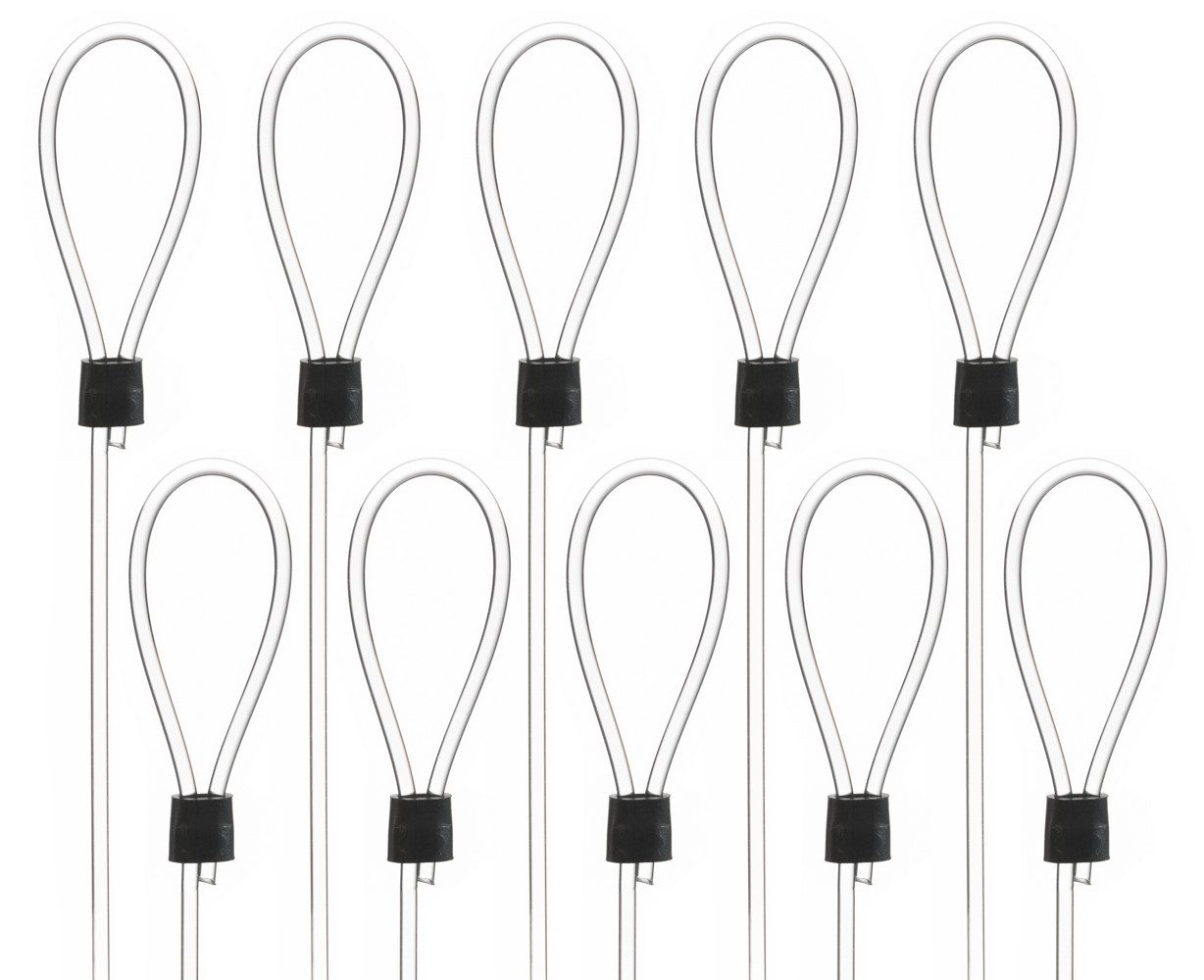 SOFT-RAIL Perlonseil mit einer Schlaufe, Ø 2,0 mm, in versch. Längen Seil (Set, 10-tlg), für Galerieschienen