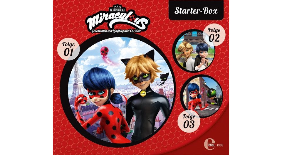 Hörspiel-CD Miraculous Starter-Box 1 (F.1-3)