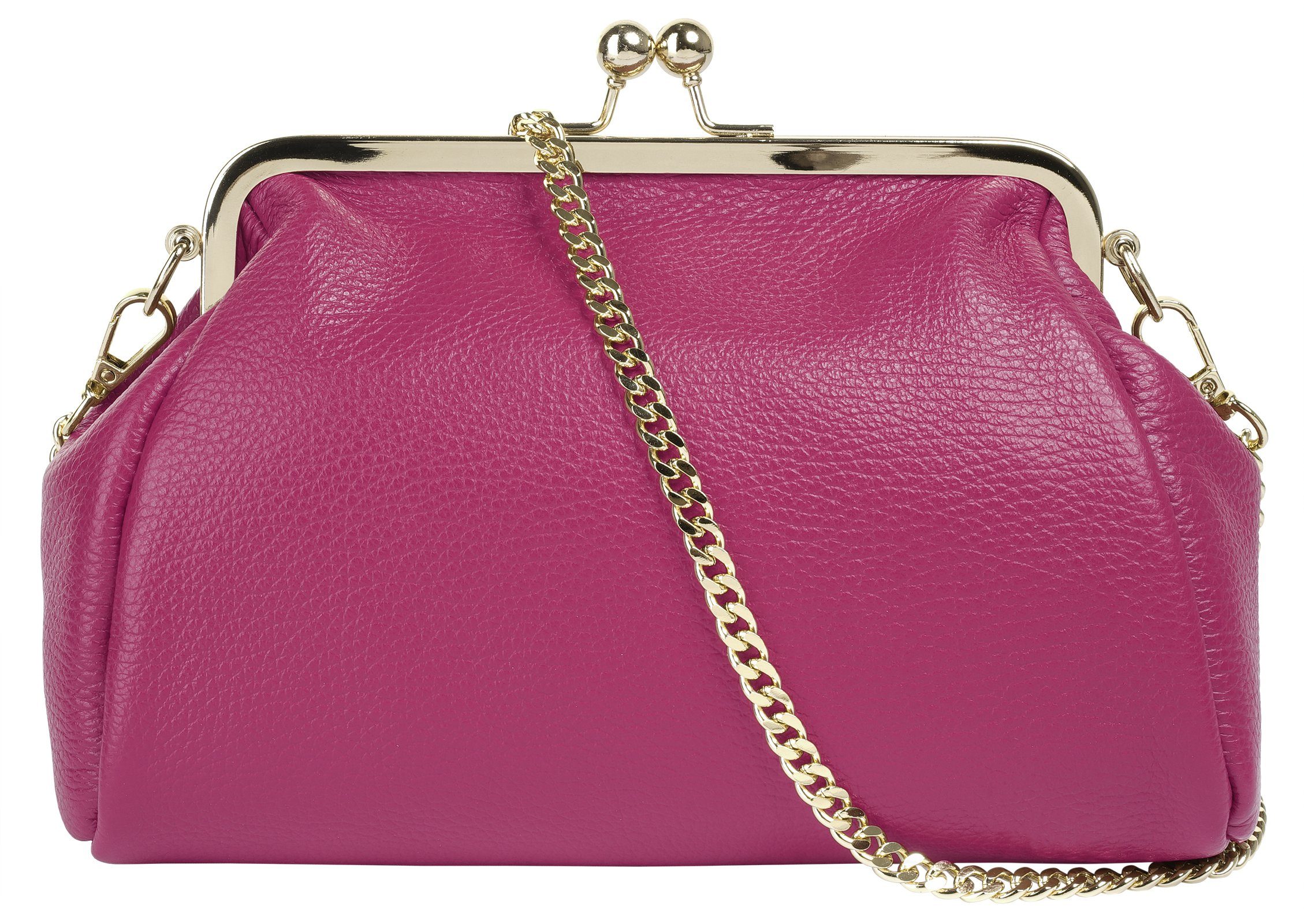 Cluty Abendtasche, echt Leder, Made in Italy günstig online kaufen