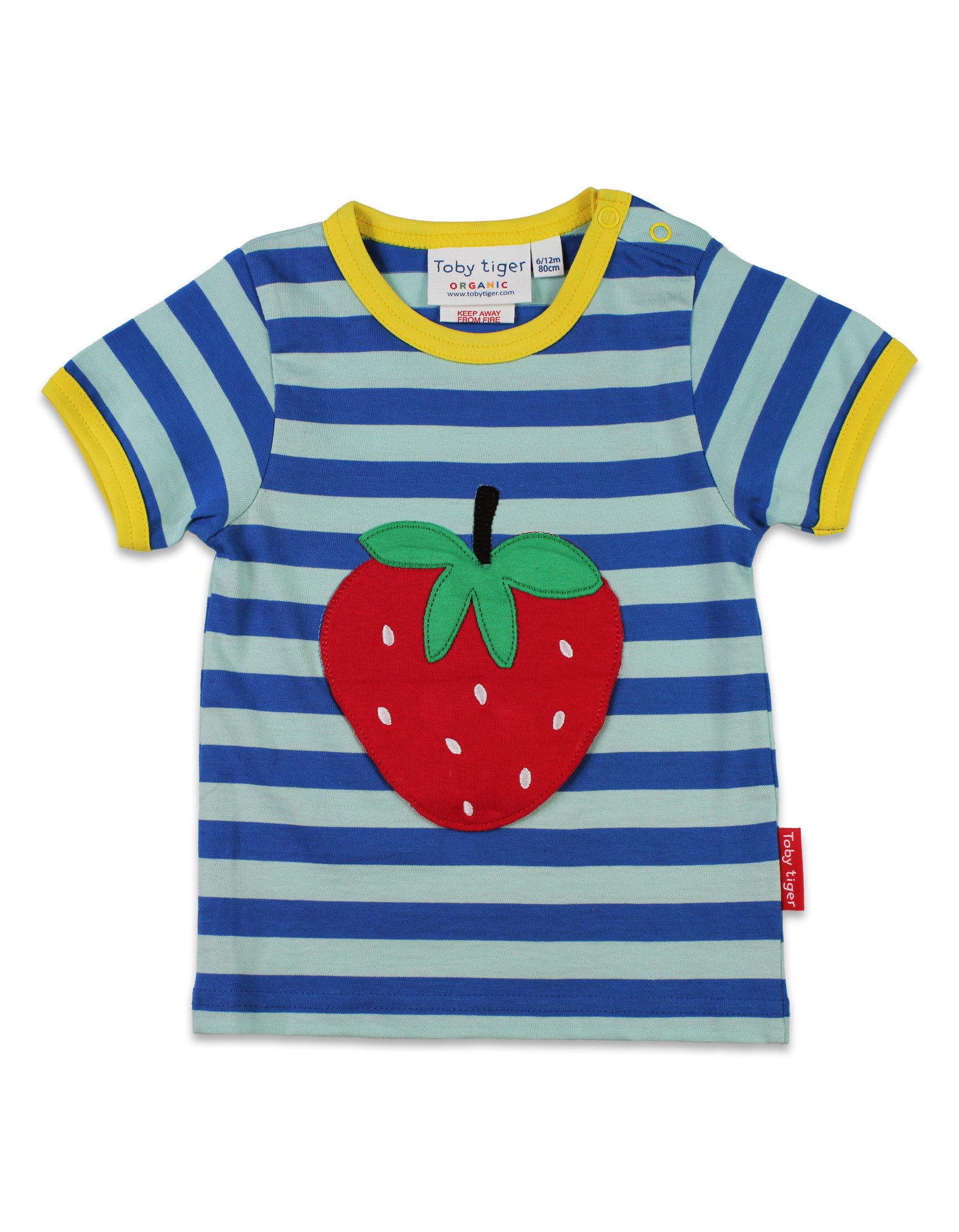 Toby Tiger T-Shirt T-Shirt mit Erdbeer Applikation