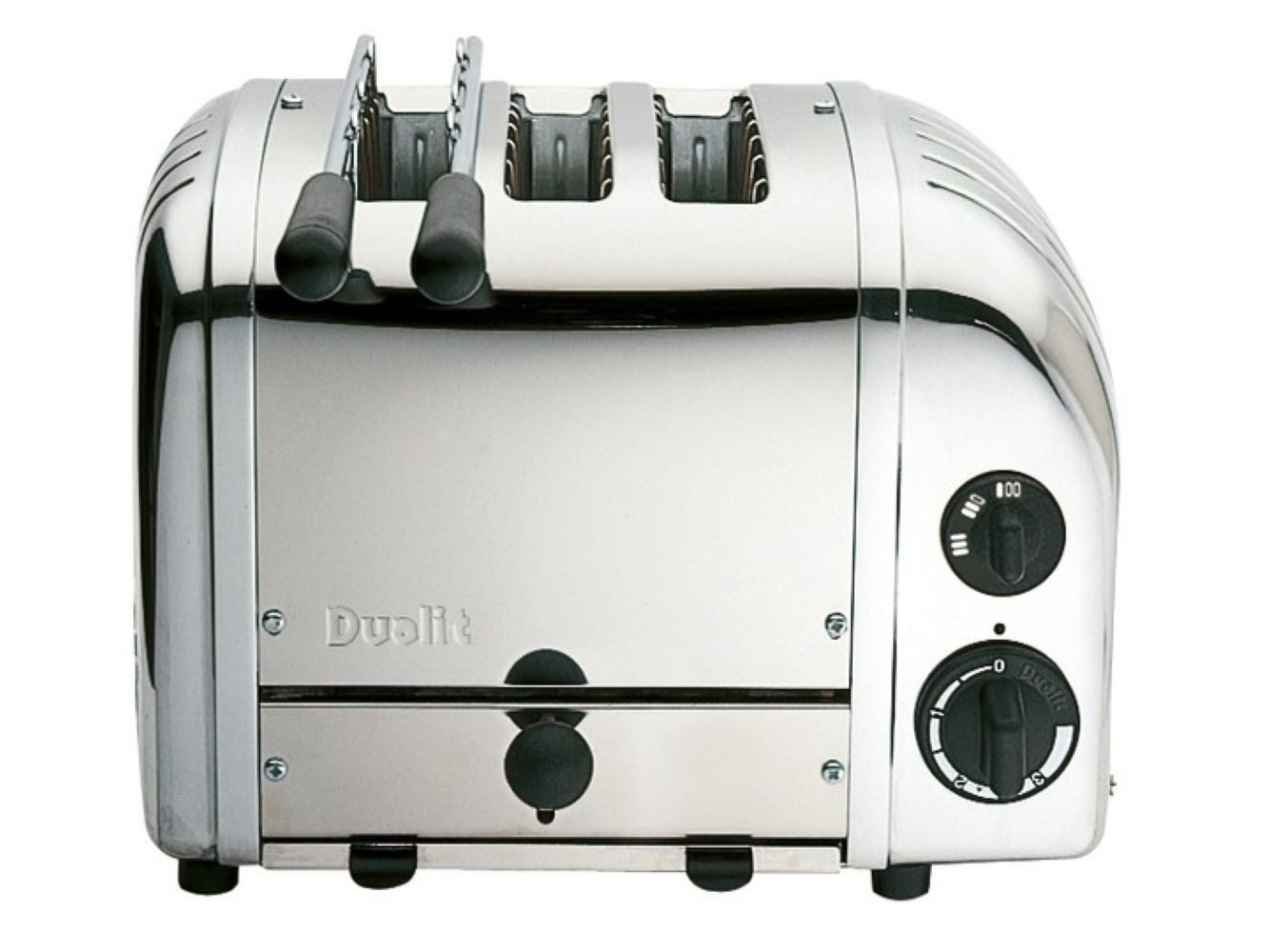 Toaster Dualit 2+1 Schlitz Toaster inkl. Sandwichzange