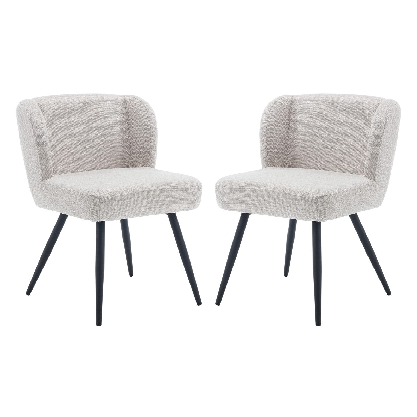 WAHSON OFFICE CHAIRS Esszimmerstuhl 2er Set Esszimmerstühle Armlose Küchenstühle mit Rückenlehne (2 St)