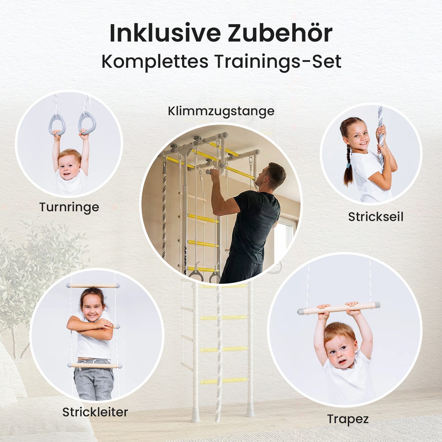 Jeflex Sprossenwand Sprossenwand ClimbMaxx M1