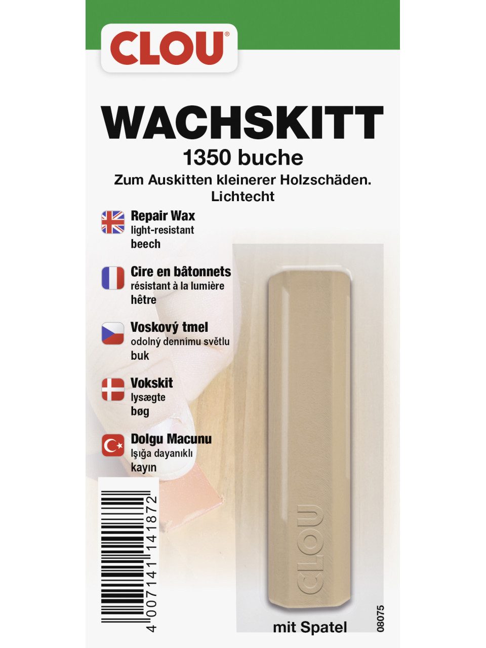 CLOU Holzlack Clou Wachskitt buche