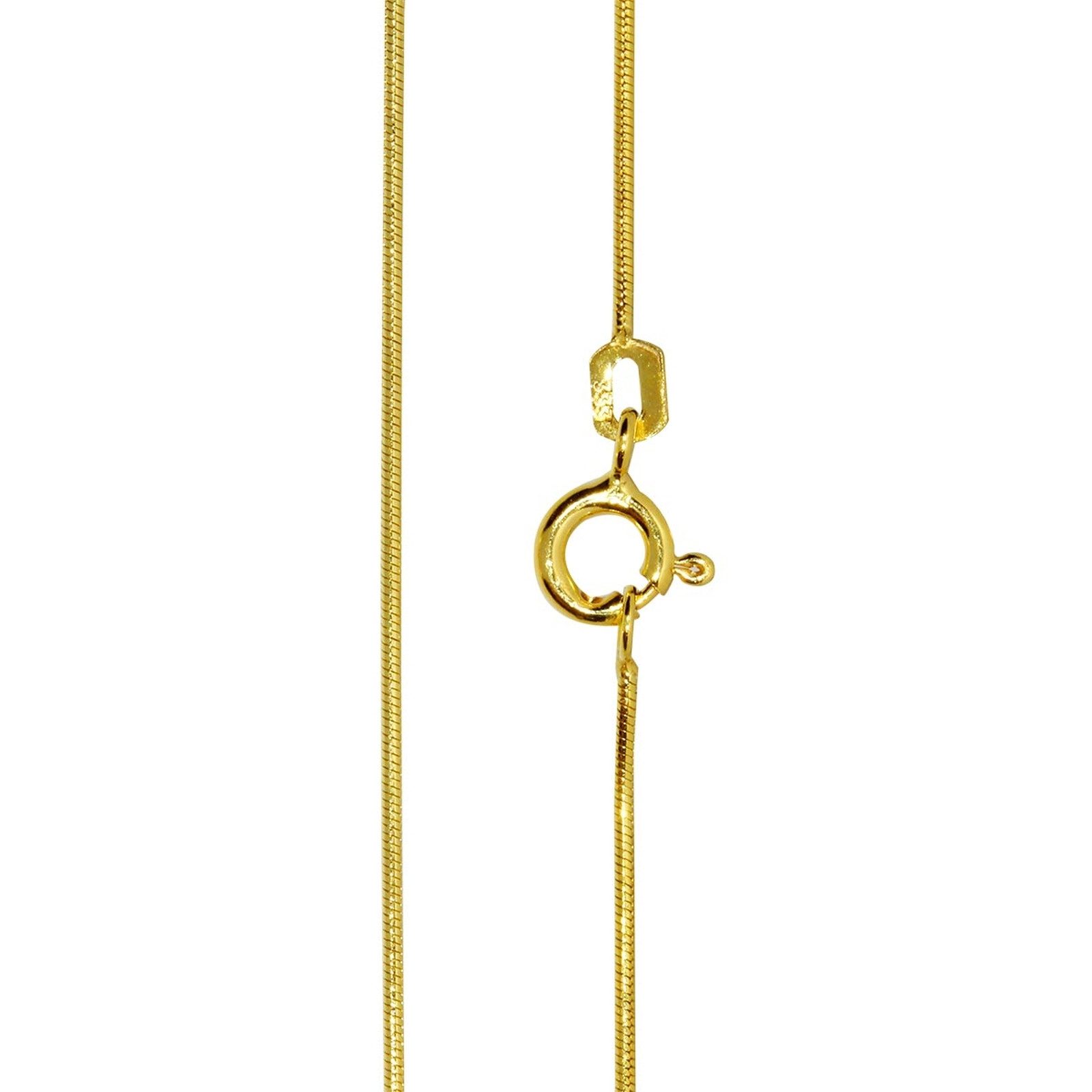 Goldkette Ostsee-Schmuck Kette Schlange 0,8 mm Kette Schlange 0,8 mm