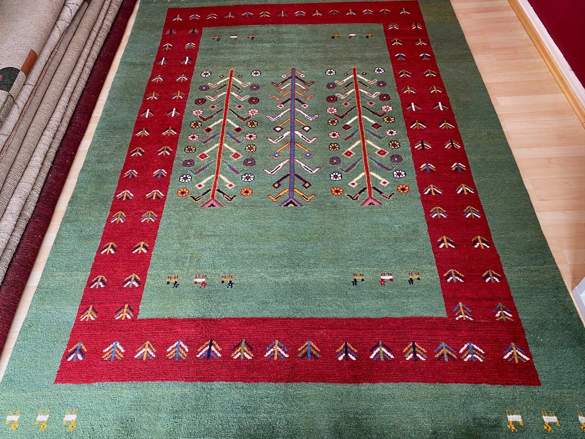 Waldi Perser Morgenlandbazar, Teppich Handgeknüpft Persien Orientteppich in Gabbeh 291×202,