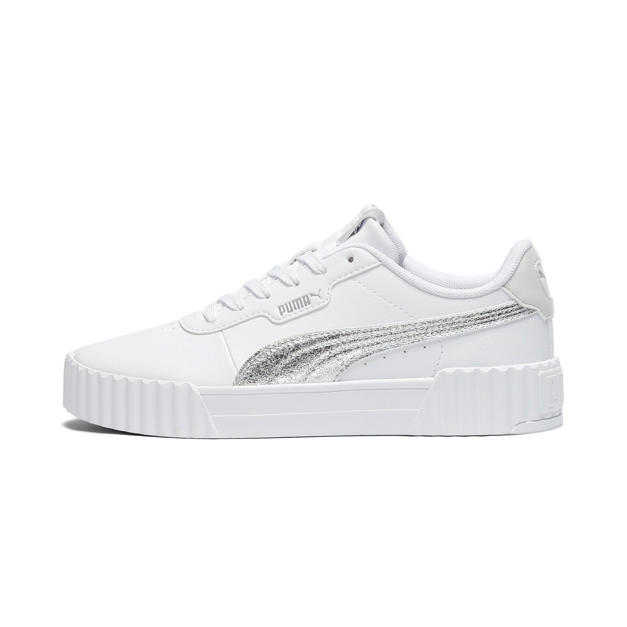 PUMA CARINA 3.0 METALLIC WHISPER Sneaker für vielseitige Aktivitäten, mit leicht profilierter Gummi-Laufsohle