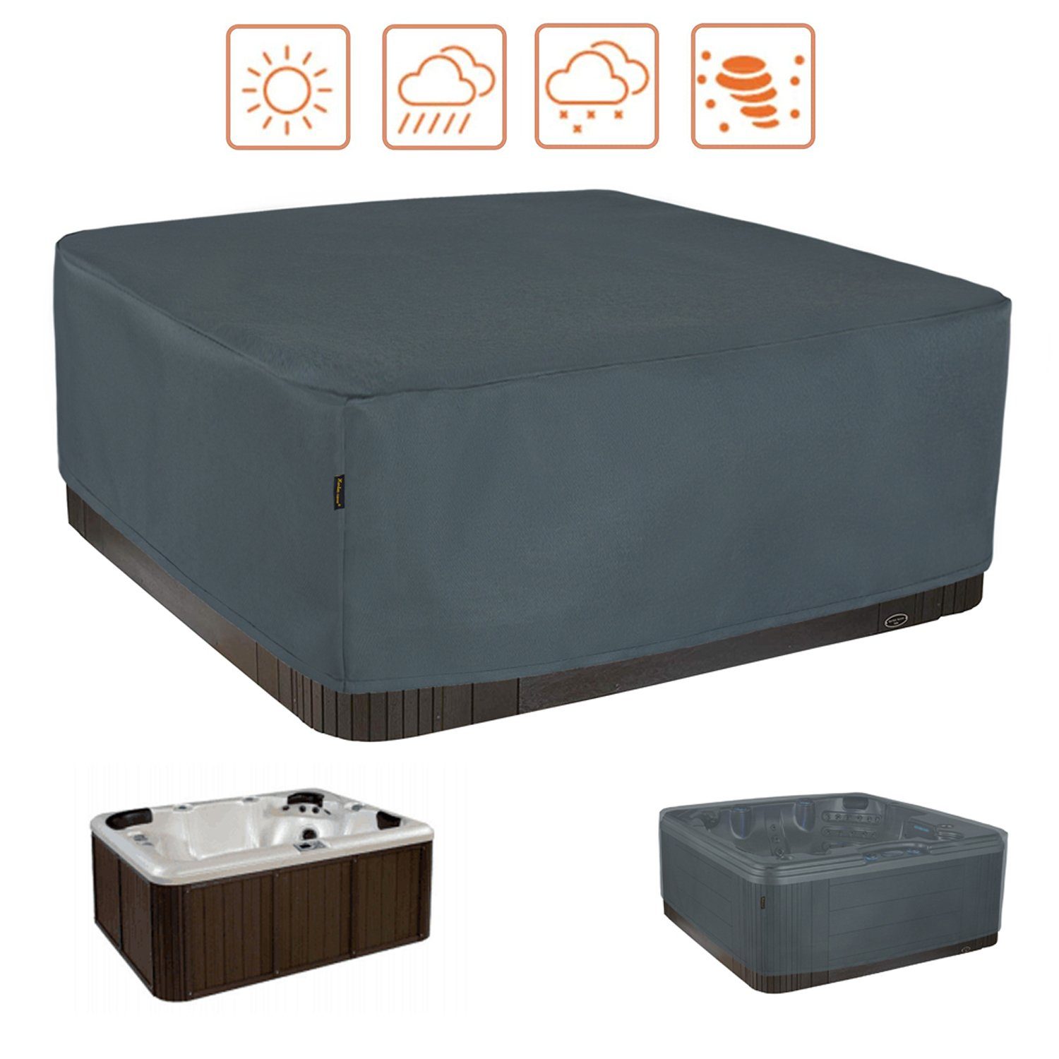 Hentex Pool-Abdeckplane Outdoor Whirlpool Indoor Aussen Whirlpool Spa Hot T günstig online kaufen