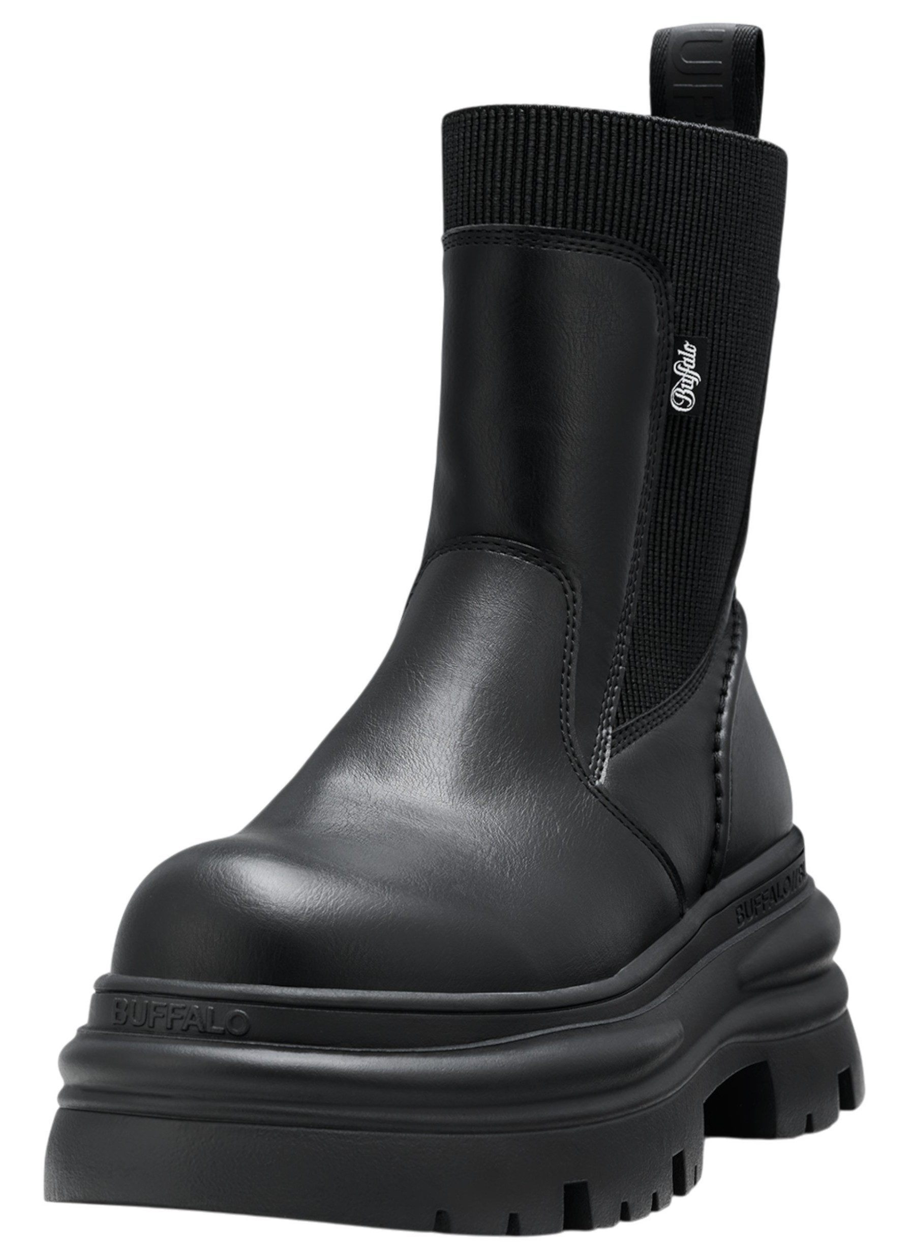 Buffalo PD00018688 Dione Chelsea Mid Black Stiefelette