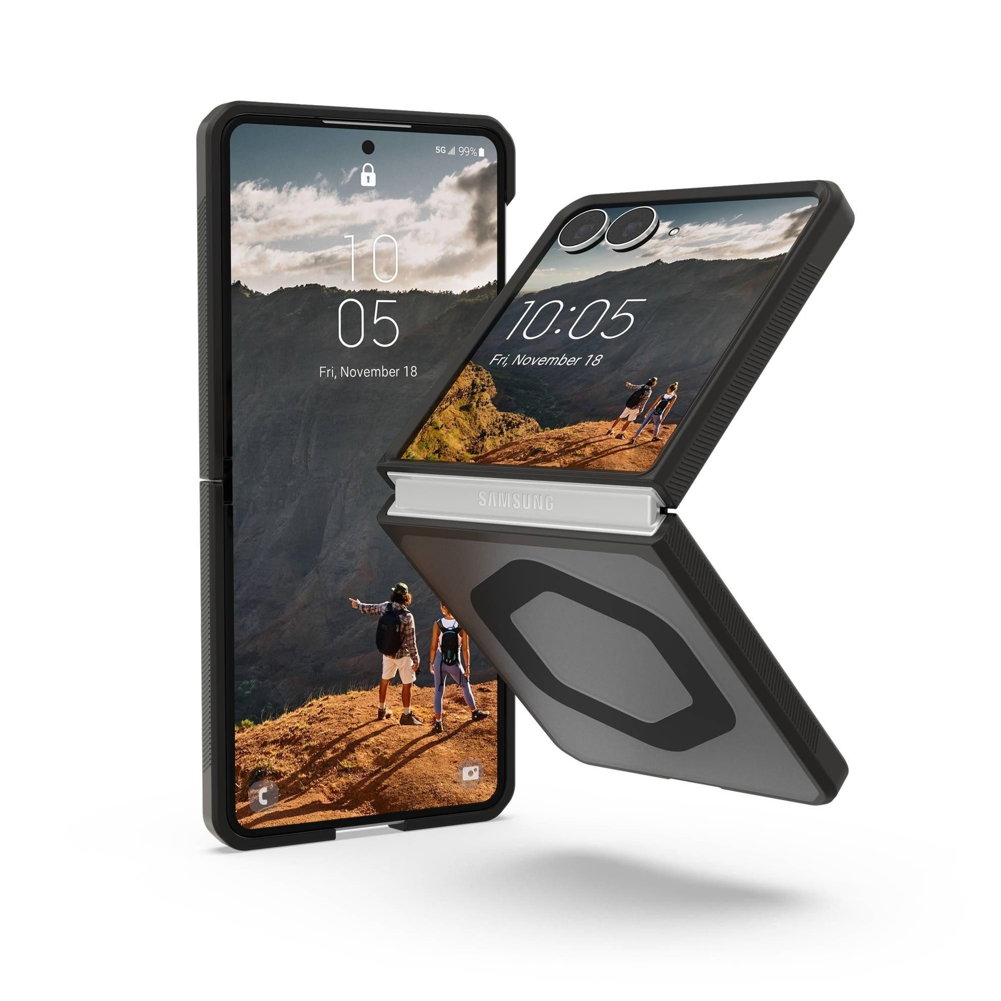 Urban Armor Gear Smartphone-Hülle Mouve - Samsung Galaxy Z Flip 8 Hülle, (Sturz- und stoßfest nach US-Militärstandard)
